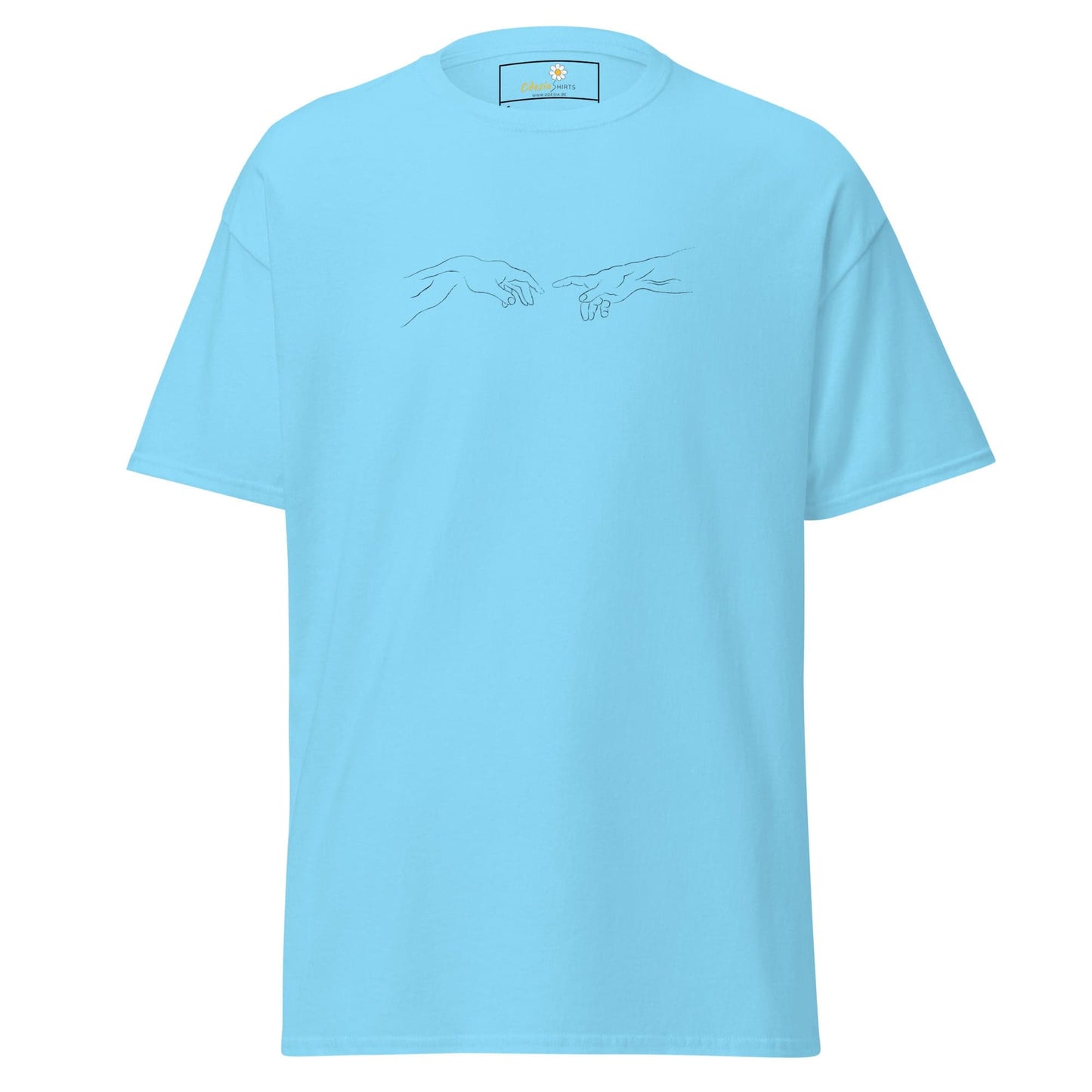Unisex classic tee - SPIRITUAL TOUCH OF GOD - REGULAR - Sky / S