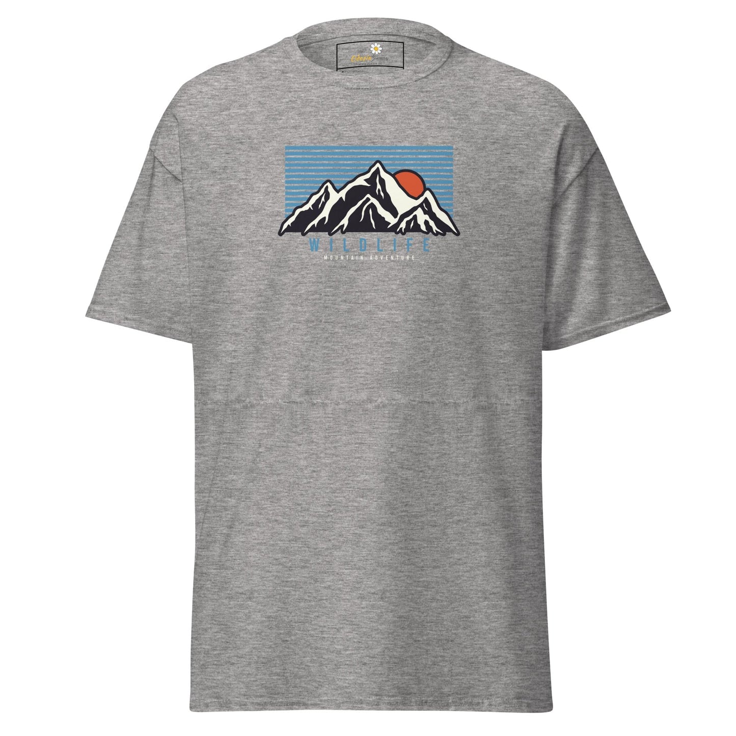 Unisex classic tee - NATURE MOUNTAIN WILDLIFE - REGULAR - Sport Grey / S