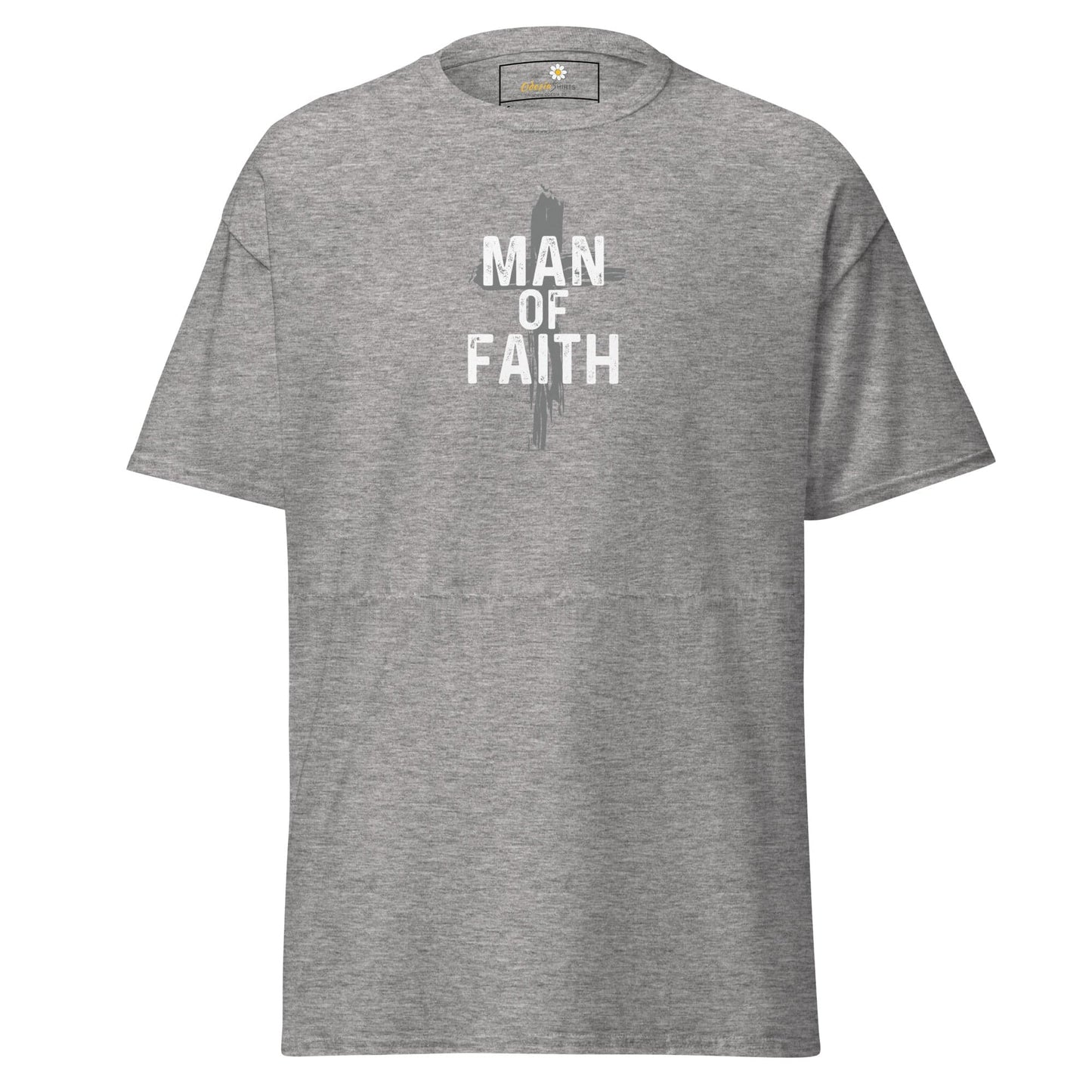 Unisex classic tee - SPIRITUAL MAN OF FAITH - REGULAR - Sport Grey / S