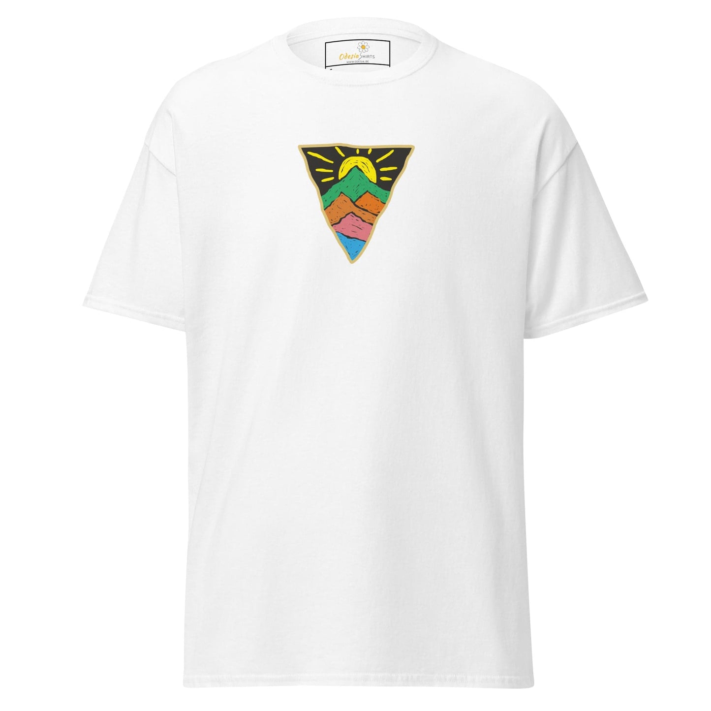 Unisex classic tee - MISC SUN TRIANGLE - REGULAR - White / S