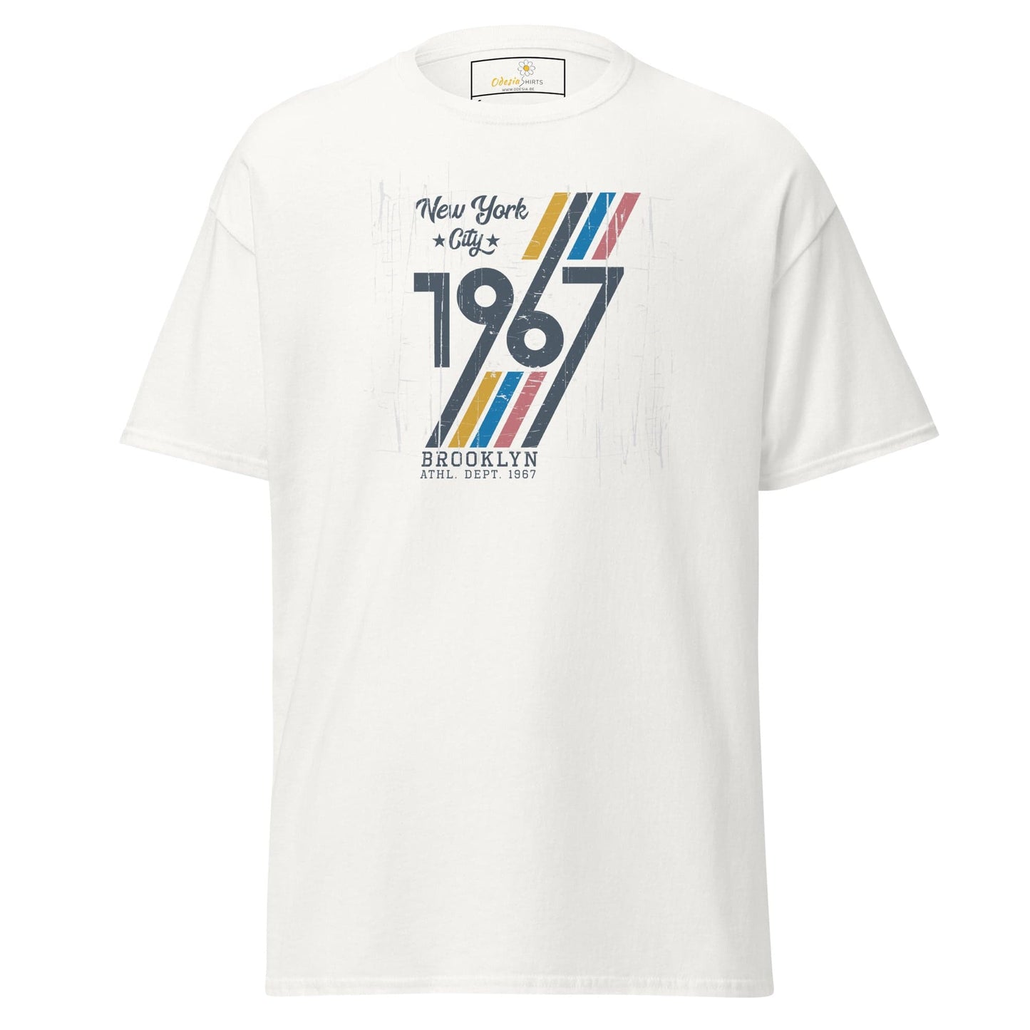 Unisex classic t-shirt - URBAN 1967 NY CITY - REGULAR - White / S