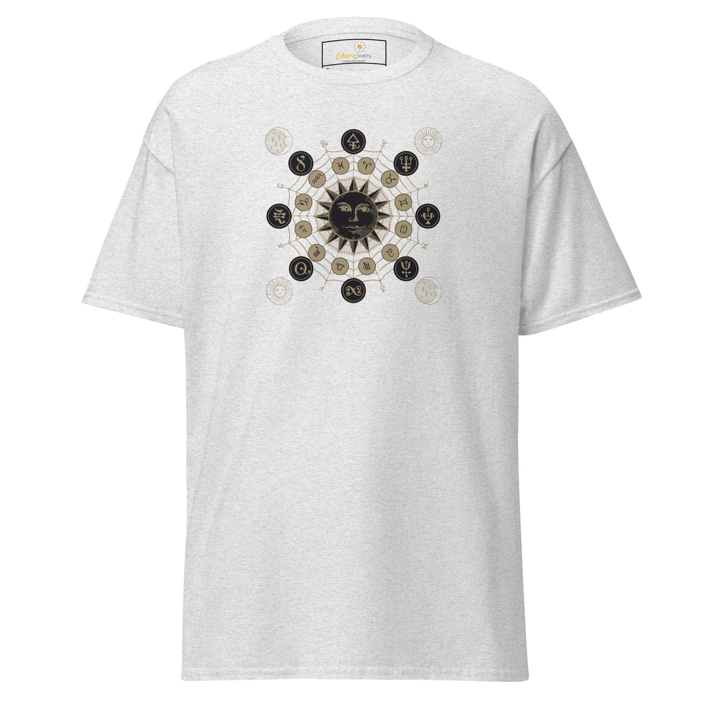 Unisex classic t-shirt - MYSTIC SUN MAGIC - REGULAR - Ash / S
