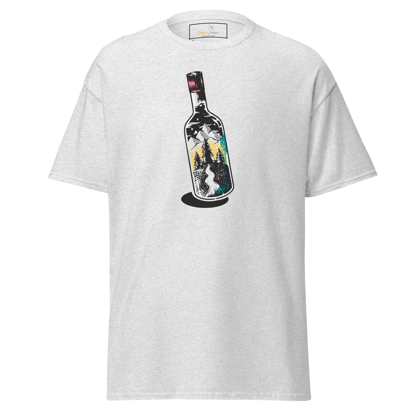 Unisex classic t-shirt - FANTASY LIGHT BOTTLE - REGULAR - Ash / S