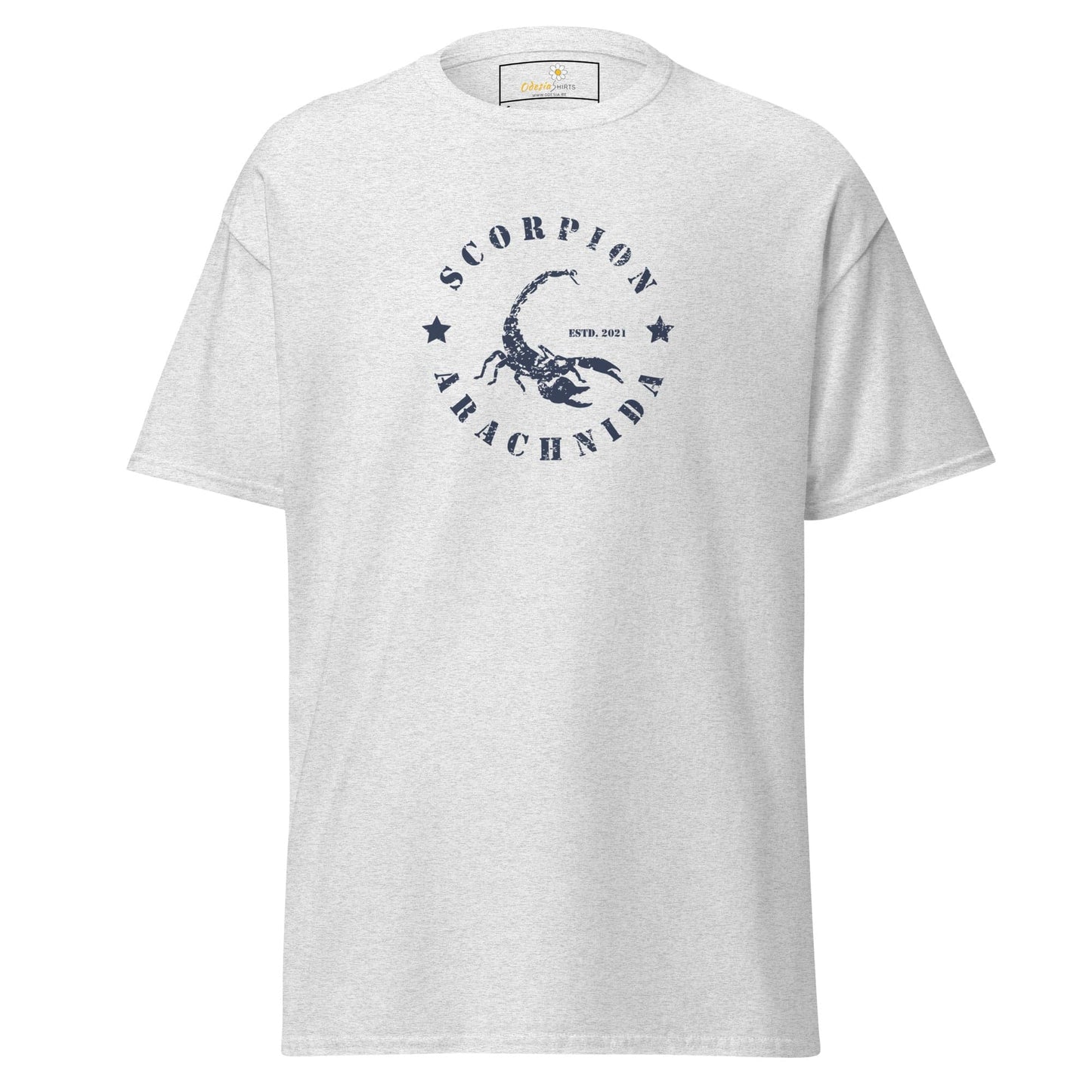 Unisex classic t-shirt - WILD LIFE SCORPION - REGULAR - Ash / S