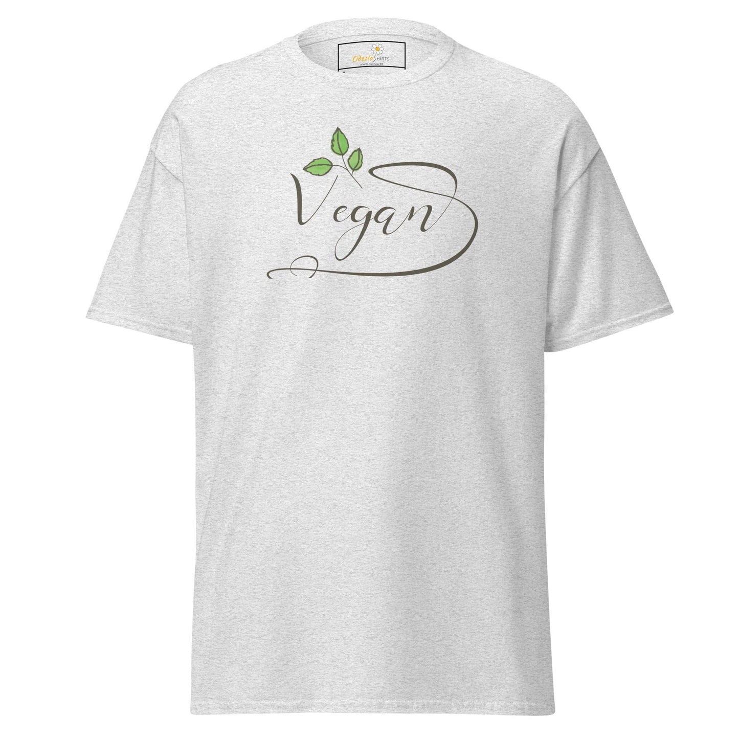 Unisex classic t-shirt - VEGAN GLORY - REGULAR - Ash / S