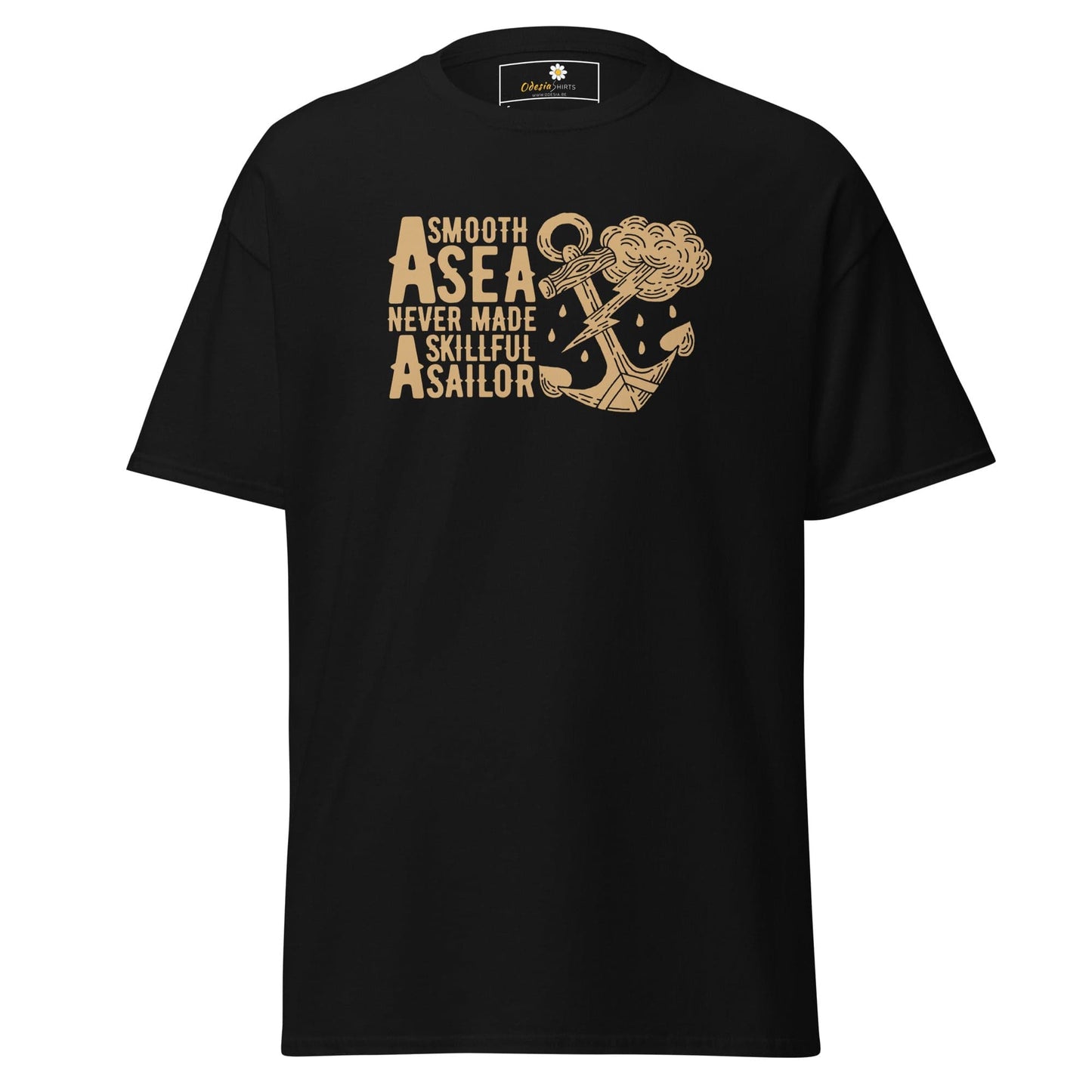 Unisex classic t-shirt - SEALIFE SMOOTH SEA MADE SAILOR - REGULAR - Black / S