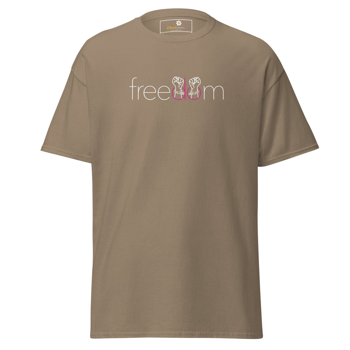Unisex classic t-shirt - MISC FREEDOM - REGULAR - Brown Savana / S