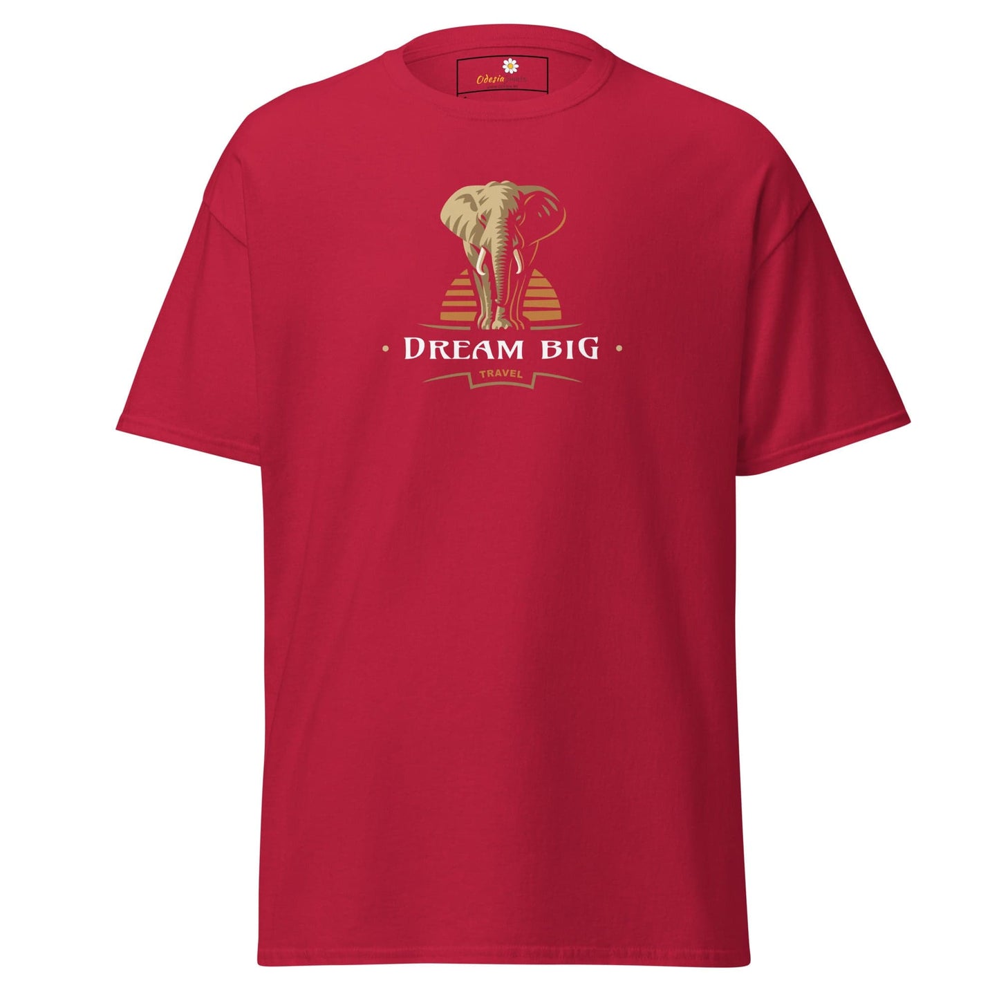 Unisex classic t-shirt - WILD LIFE DREAM BIG - REGULAR - Cardinal / S