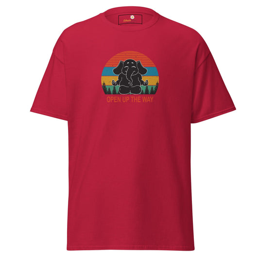 Unisex classic t-shirt - WILDLIFE ELEPHANT SPIRITUAL - REGULAR - Cardinal / S