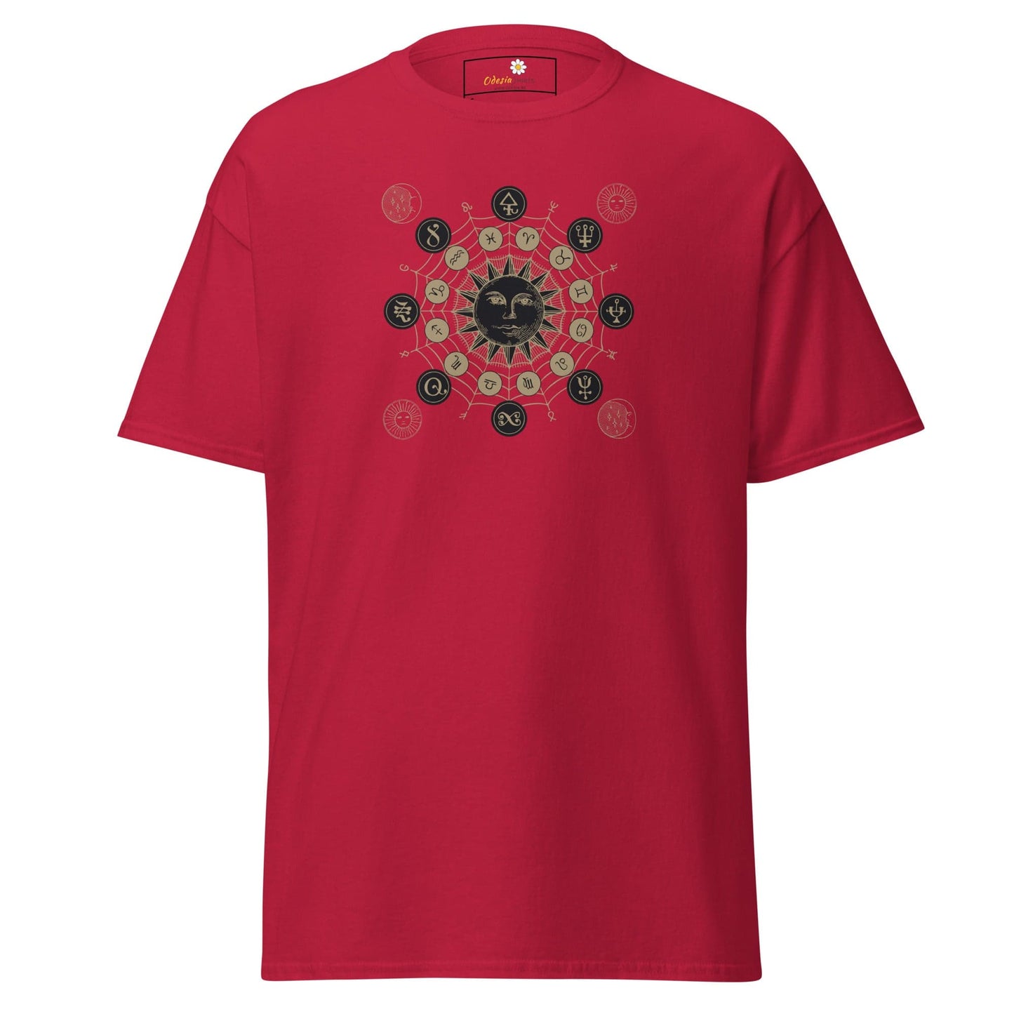 Unisex classic t-shirt - MYSTIC SUN MAGIC - REGULAR - Cardinal / S