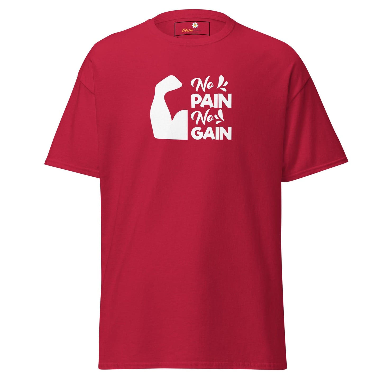 Unisex classic t-shirt - SPORT BIG MUSCLES - REGULAR - Cardinal / S