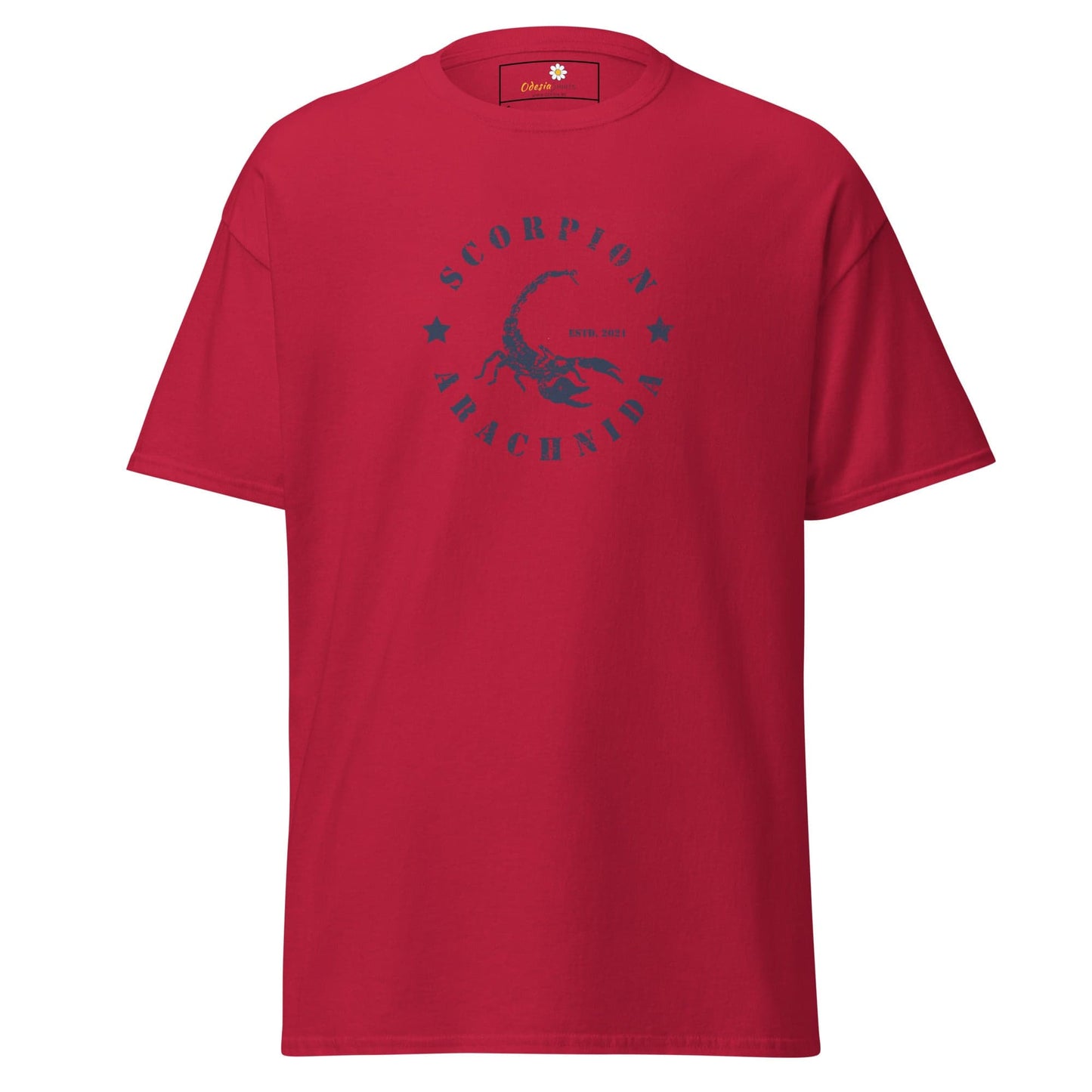 Unisex classic t-shirt - WILD LIFE SCORPION - REGULAR - Cardinal / S