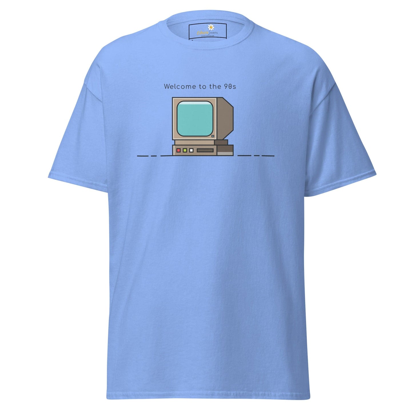 Unisex classic t-shirt - IT WELCOME TO THE 90S - REGULAR - Carolina Blue / S