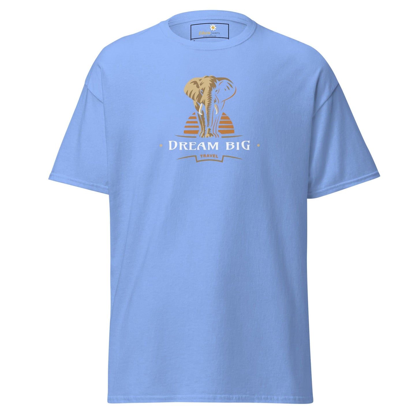 Unisex classic t-shirt - WILD LIFE DREAM BIG - REGULAR - Carolina Blue / S