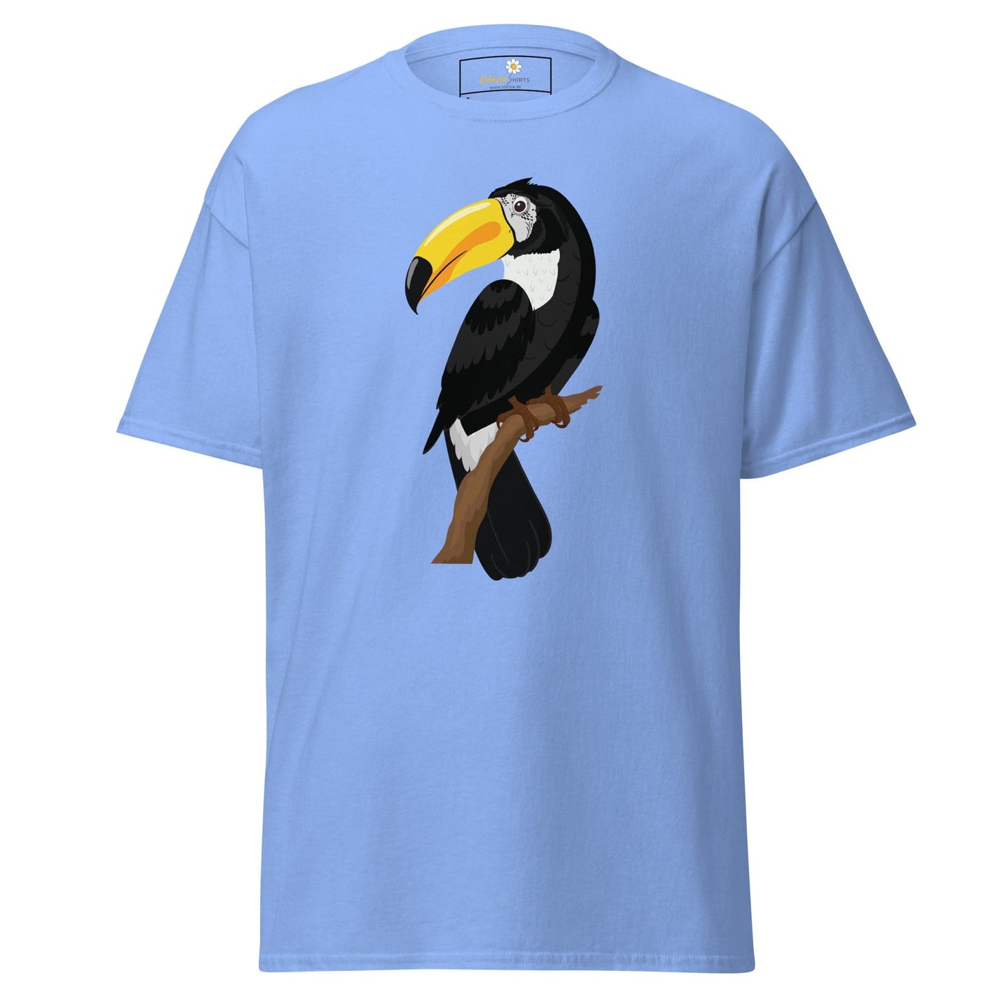 Unisex classic t-shirt - WILD LIFE TOUCAN BIRD - REGULAR - Carolina Blue / S