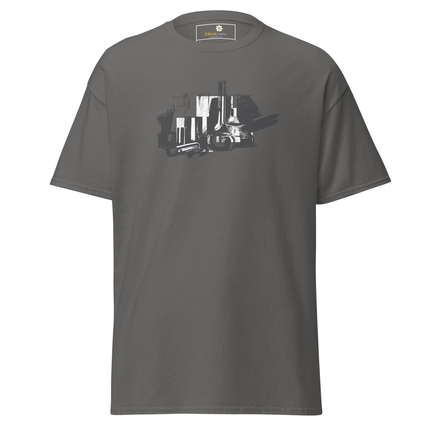 Unisex classic t-shirt - SKILLS CHEMISTRY - REGULAR - Charcoal / S