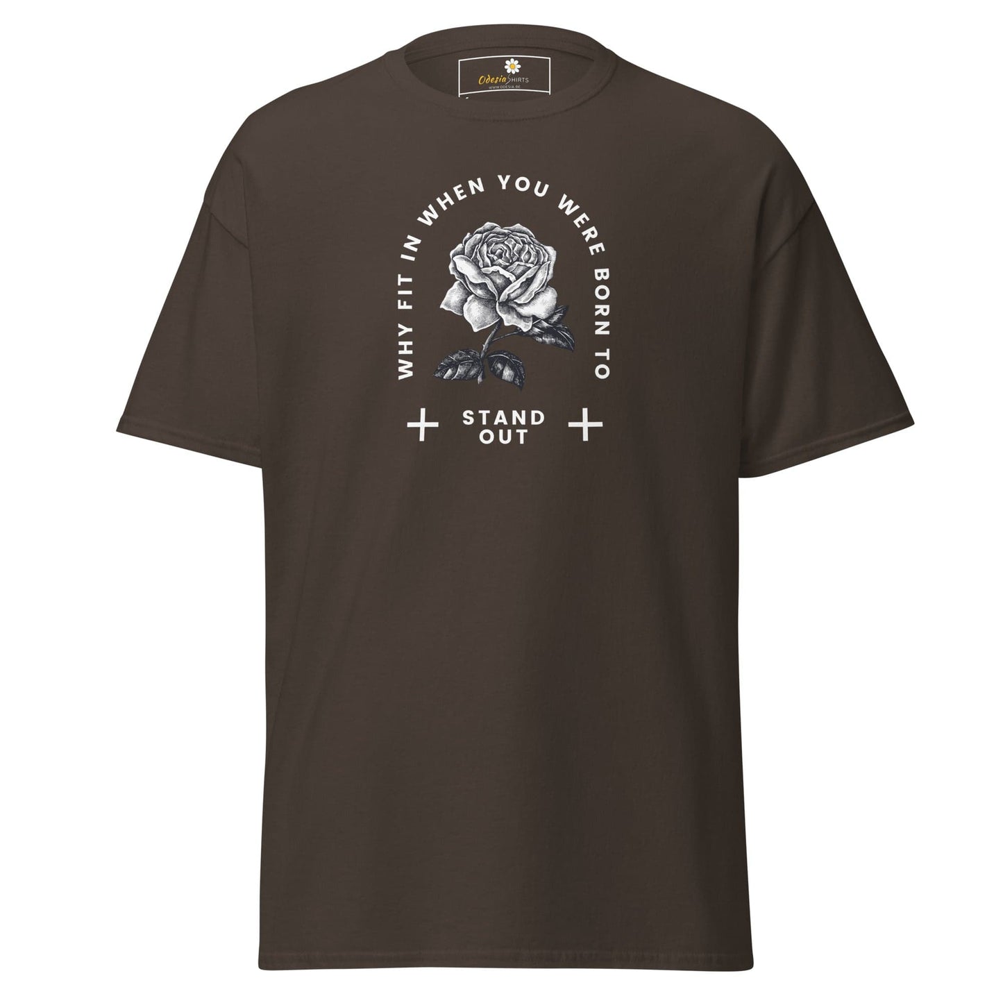 Unisex classic t-shirt - MISC FIT IN STAND OUT - REGULAR - Dark Chocolate / S