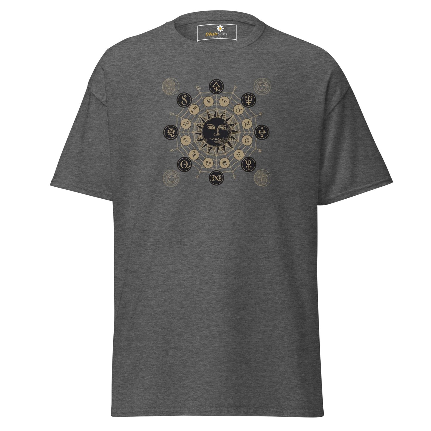 Unisex classic t-shirt - MYSTIC SUN MAGIC - REGULAR - Dark Heather / S