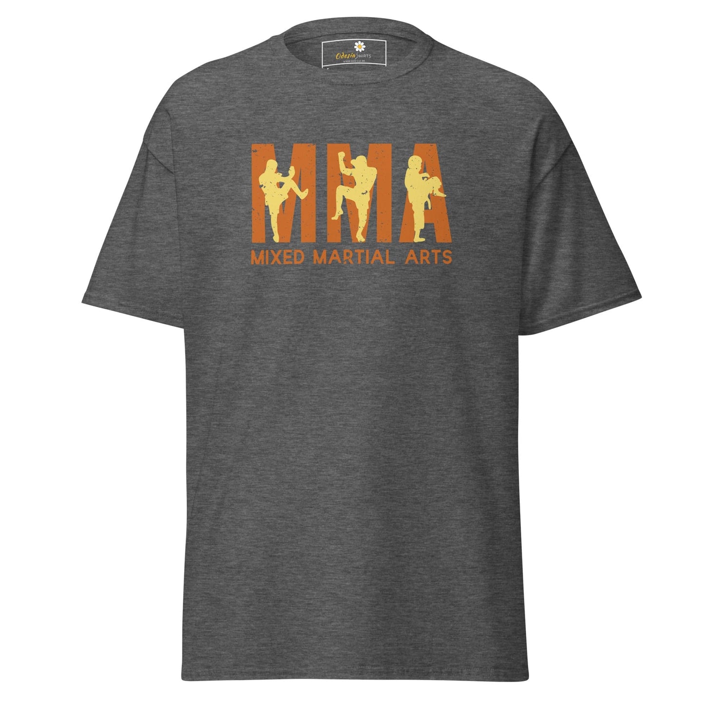 Unisex classic t-shirt - SPORT MMA MIXED MARTIAL - REGULAR - Dark Heather / S