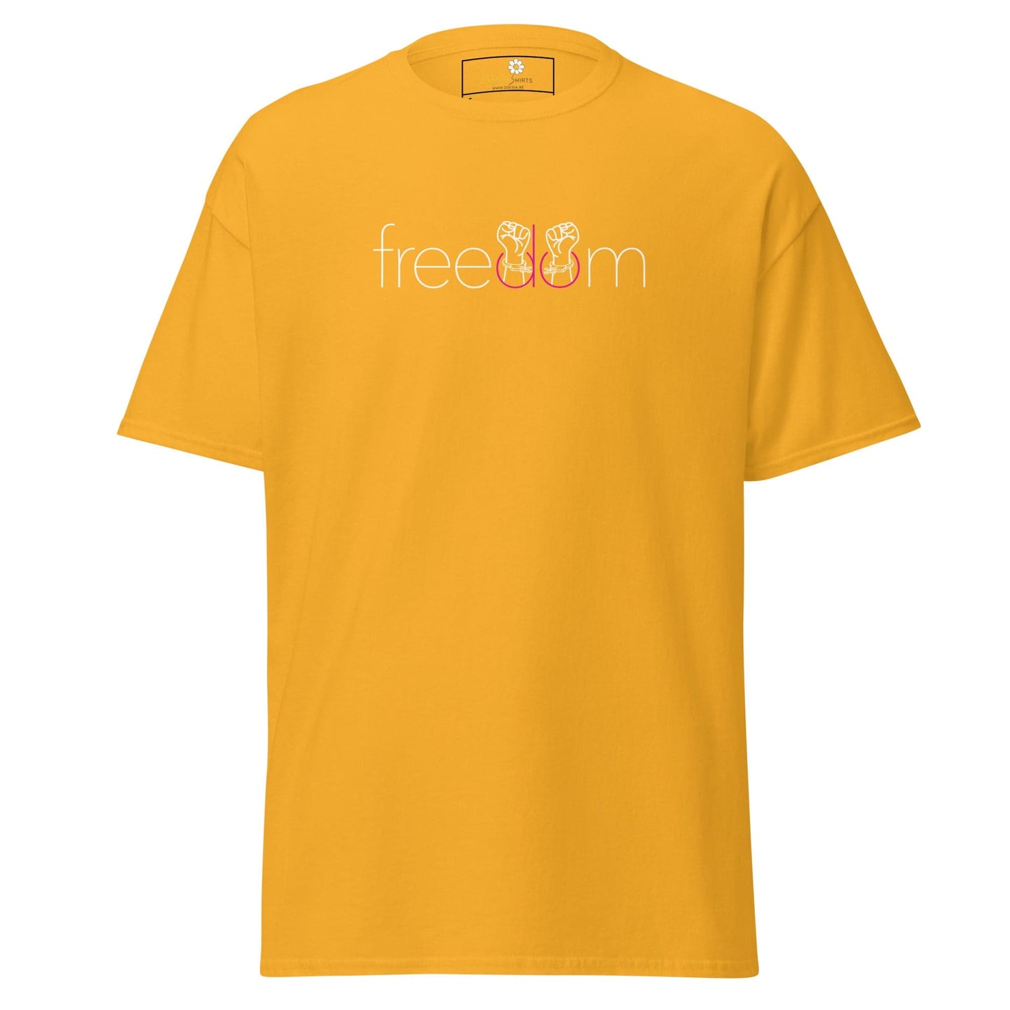 Unisex classic t-shirt - MISC FREEDOM - REGULAR - Gold / S