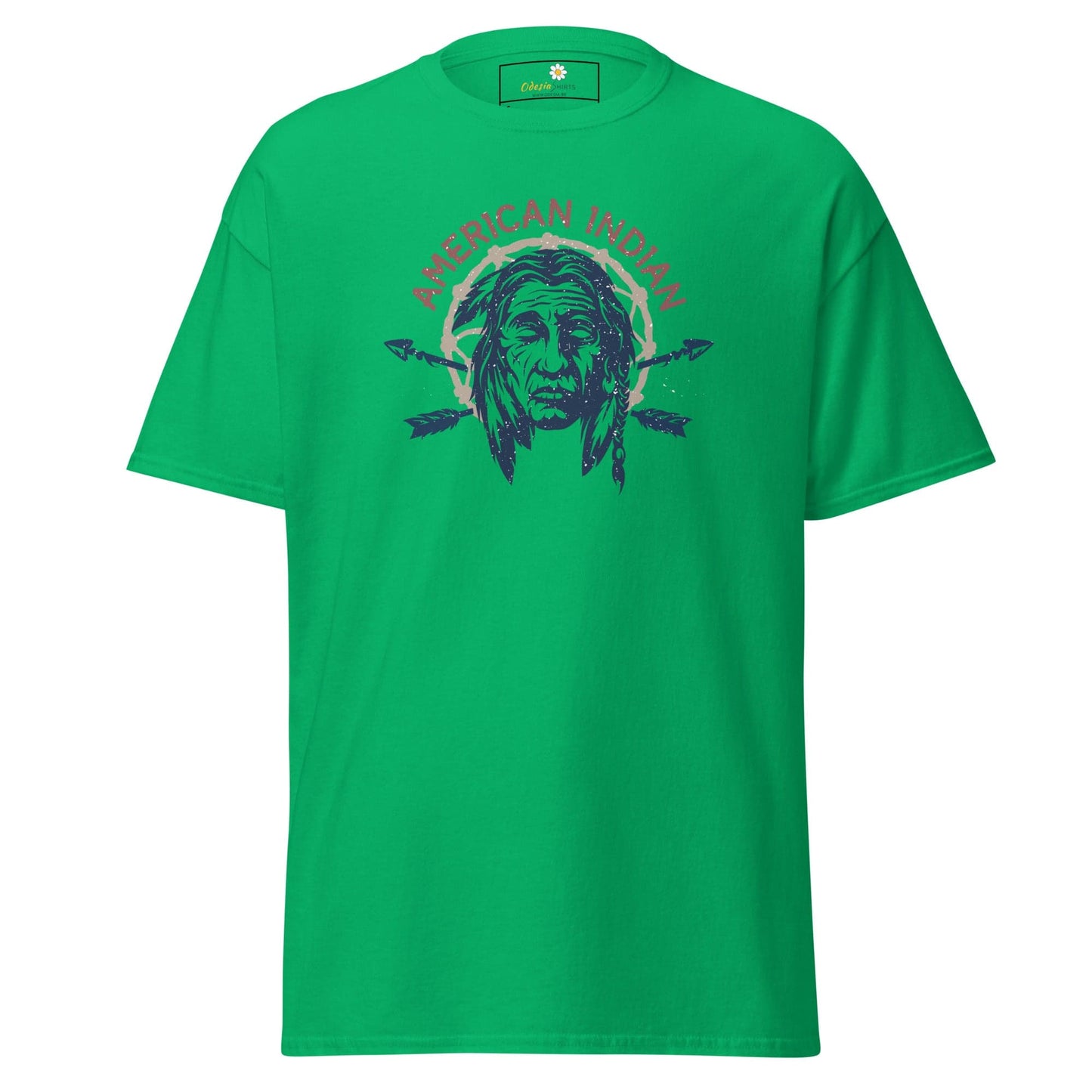 Unisex classic t-shirt - VINTAGE AMERICAN INDIAN - REGULAR - Irish Green / S