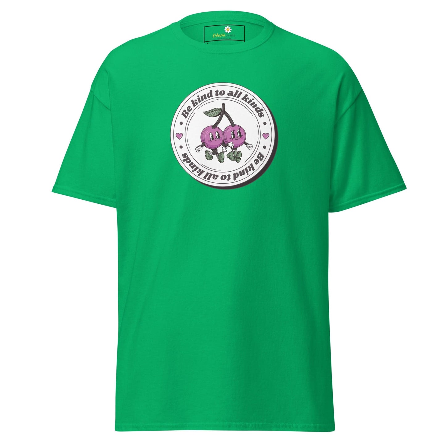 Unisex classic t-shirt - VEGAN POSITIVE BE KIND TO ALL - REGULAR - Irish Green / S
