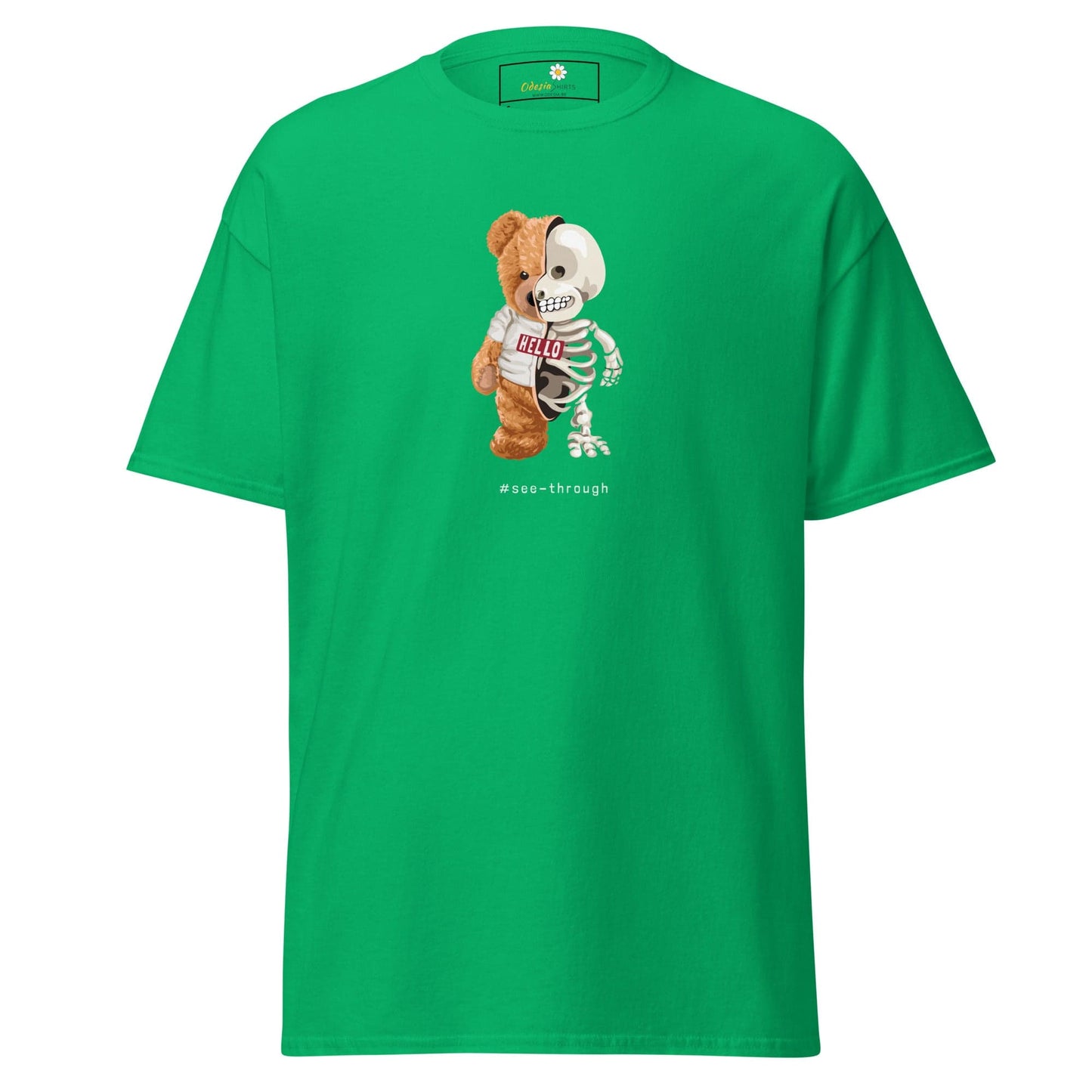 Unisex classic t-shirt - FUN BEAR SKULL - REGULAR - Irish Green / S