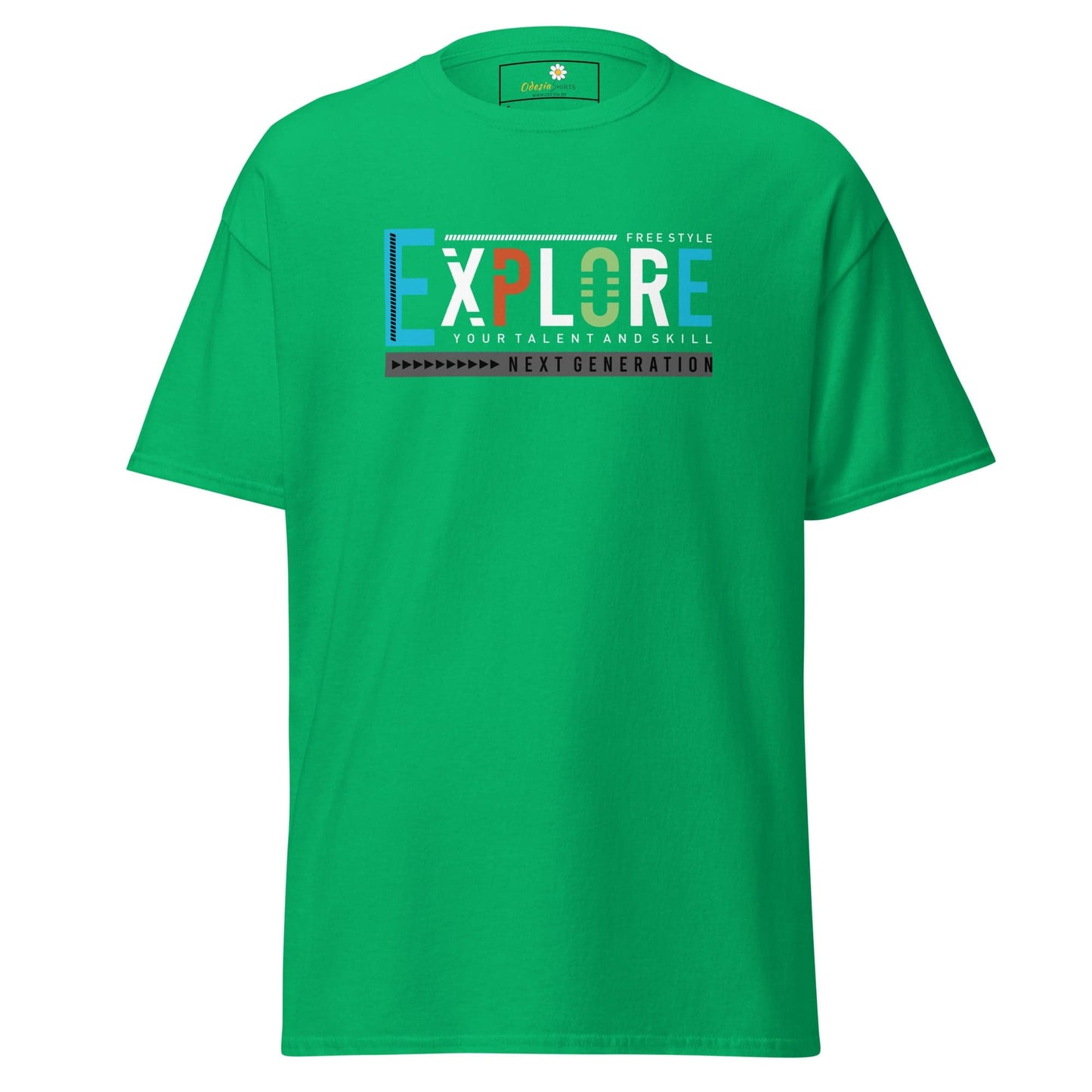 Unisex classic t-shirt - ADVENTURE EXPLORE FREESTYLE - REGULAR - Irish Green / S