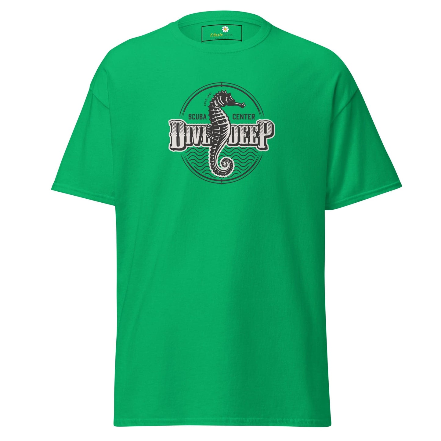 Unisex classic t-shirt - SEALIFE SEA HORSE DIVE DEEP - REGULAR - Irish Green / S
