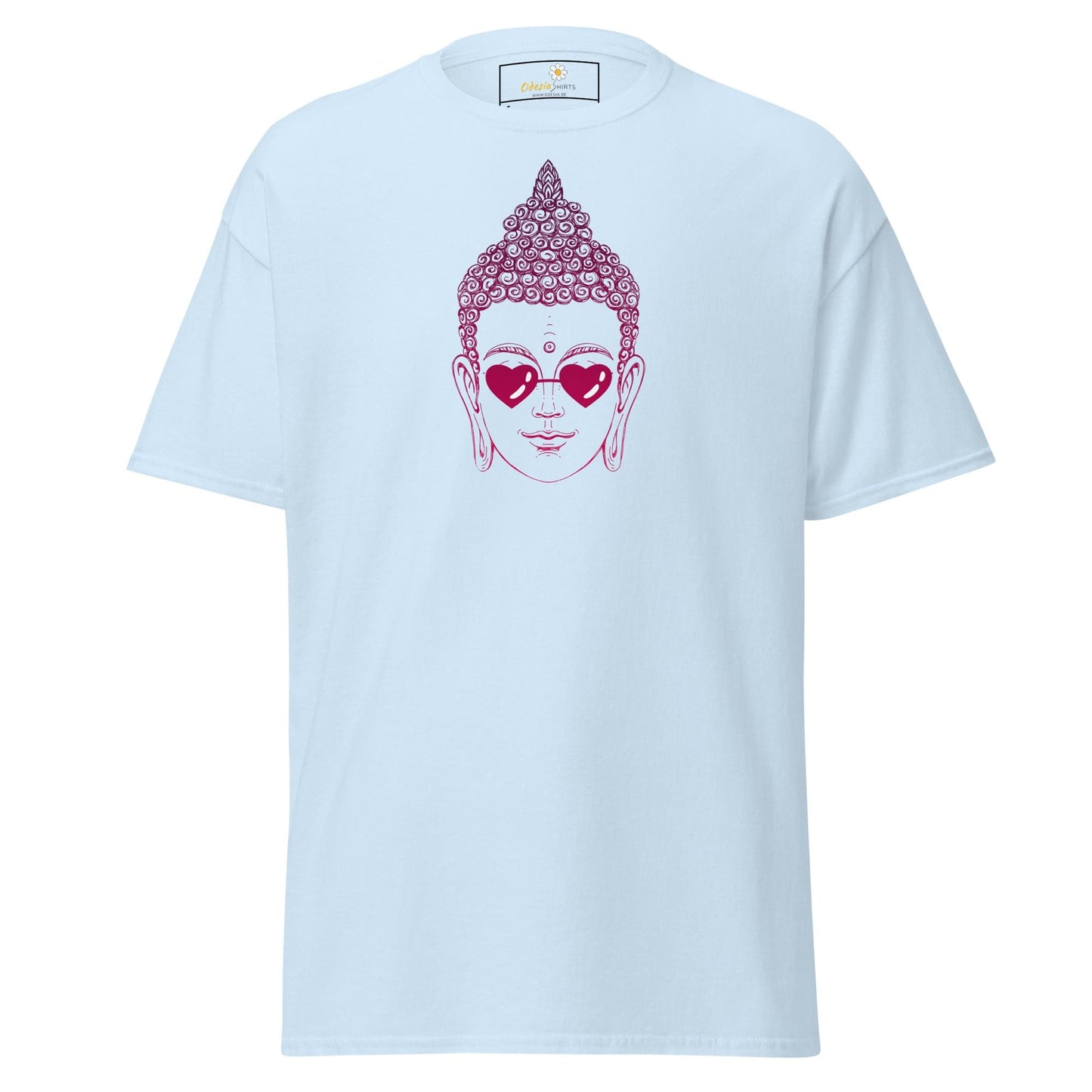 Unisex classic t-shirt - SPIRITUAL BUDDHA LOVE - REGULAR - Light Blue / S