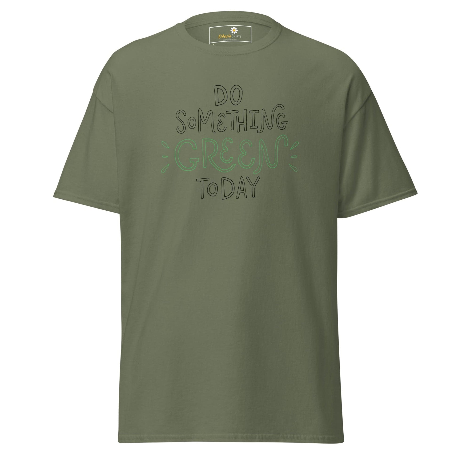 Olive green T-shirt for Men and Women from T-SHIRT DESIGN TEE collection S to XL