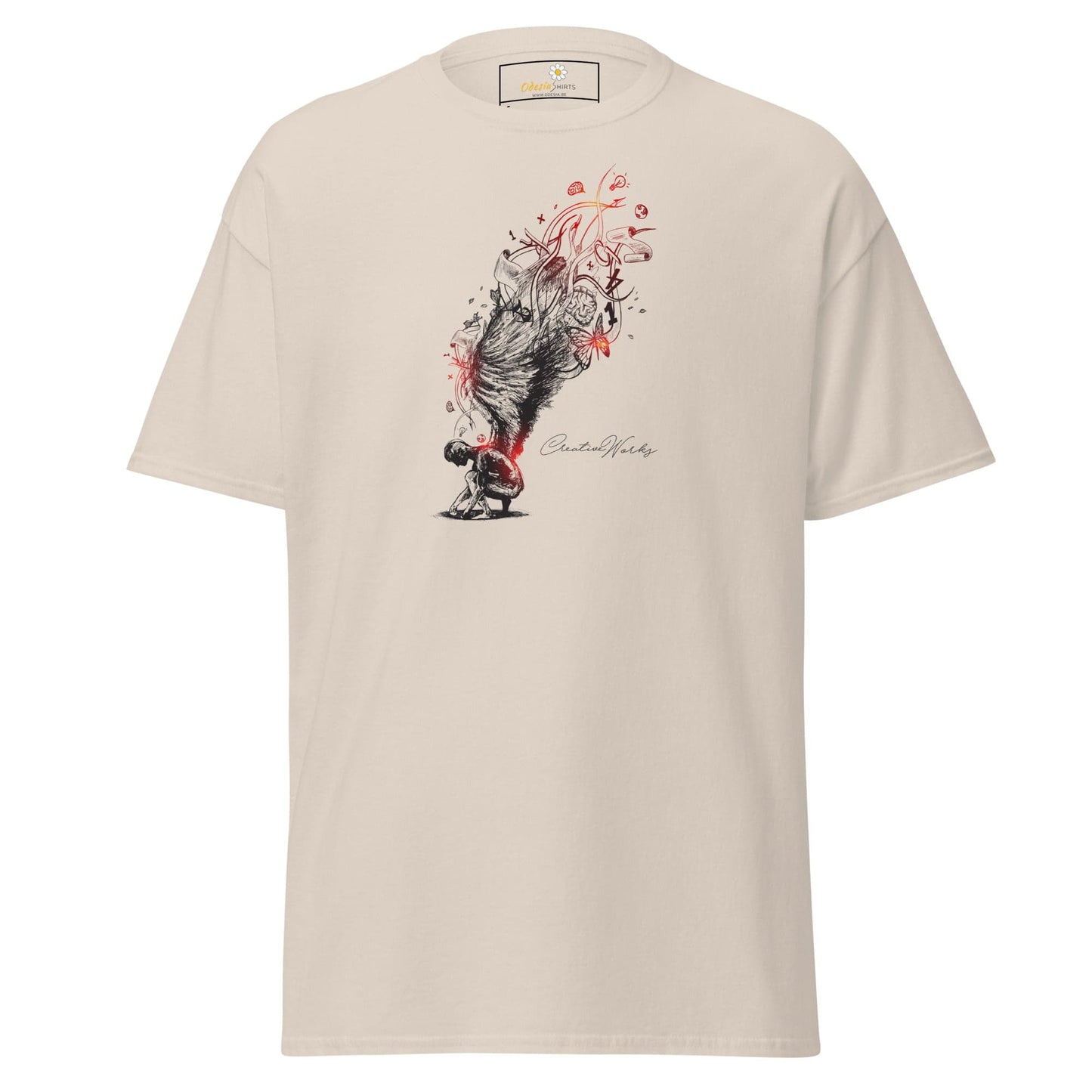Unisex classic t-shirt - FANTASY ANGEL GLORY - REGULAR - Natural / S