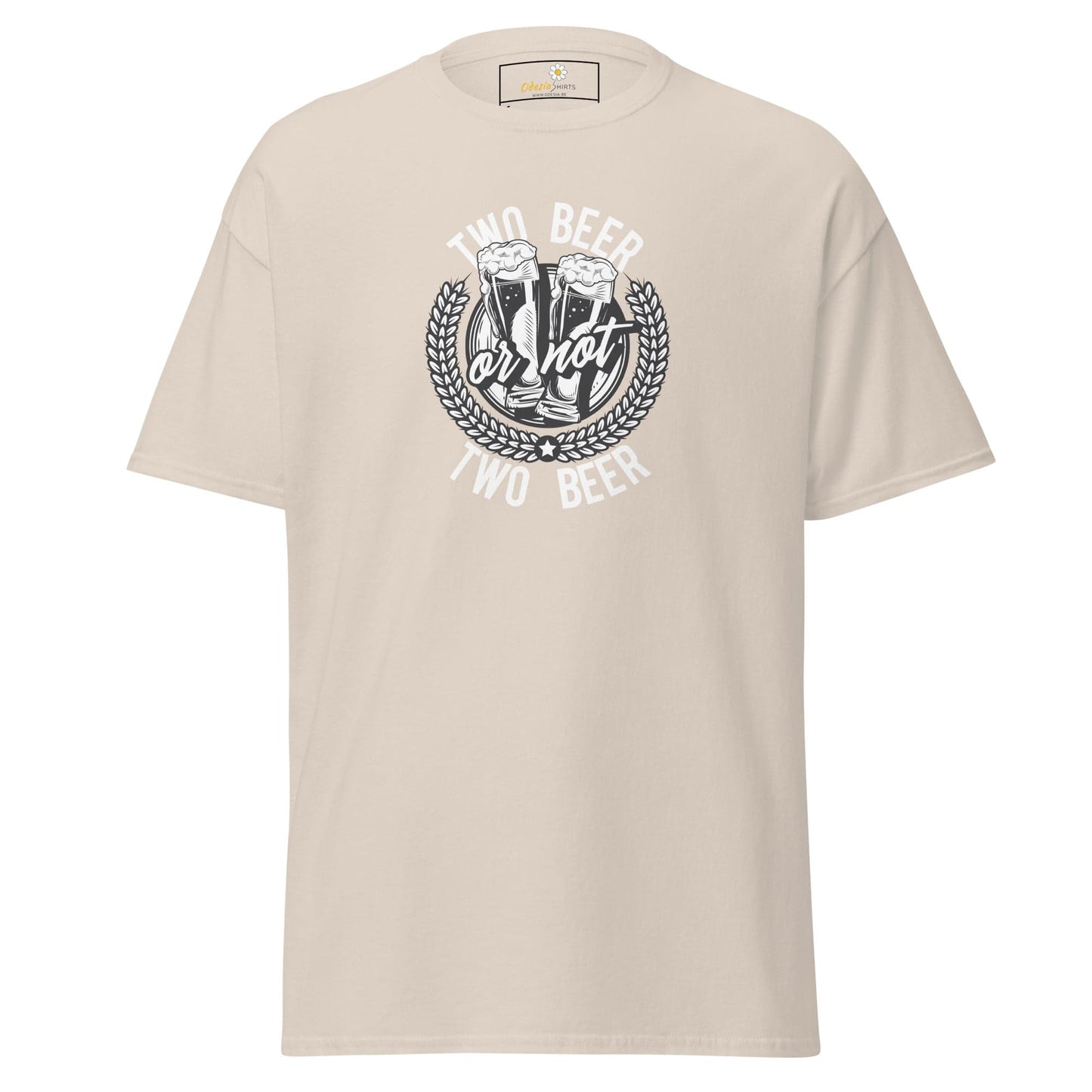 Unisex classic t-shirt - FUN TWO BEER OR NOT - REGULAR - Natural / S