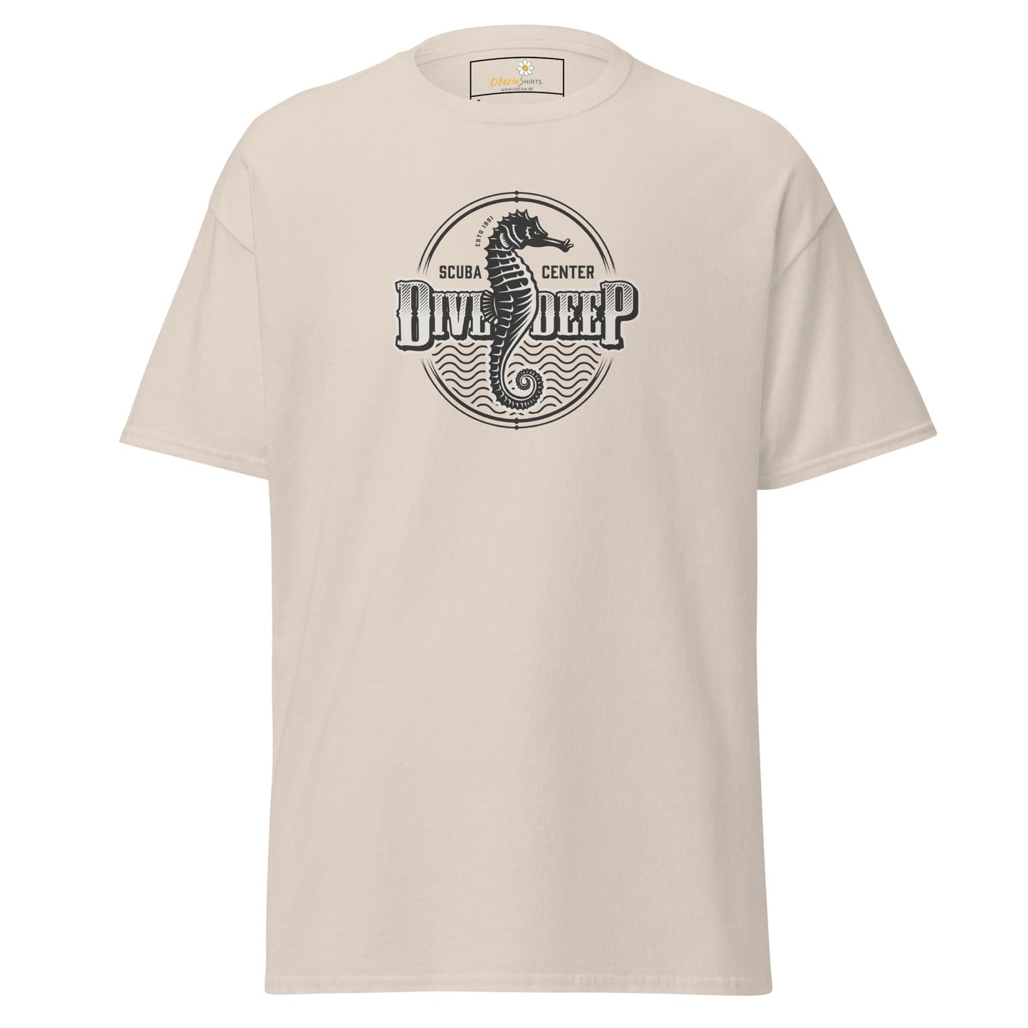 Unisex classic t-shirt - SEALIFE SEA HORSE DIVE DEEP - REGULAR - Natural / S