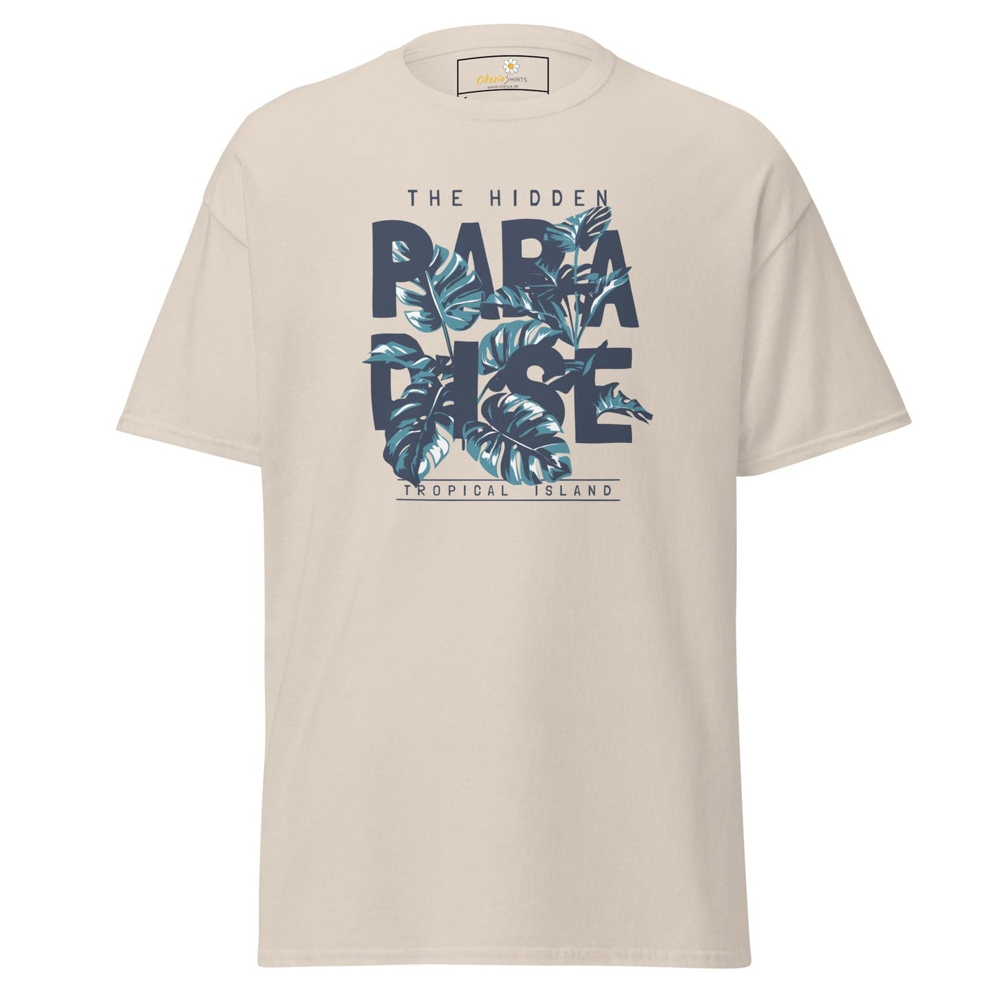 Unisex classic t-shirt - SUMMER HIDDEN PARADISE - REGULAR - Natural / S