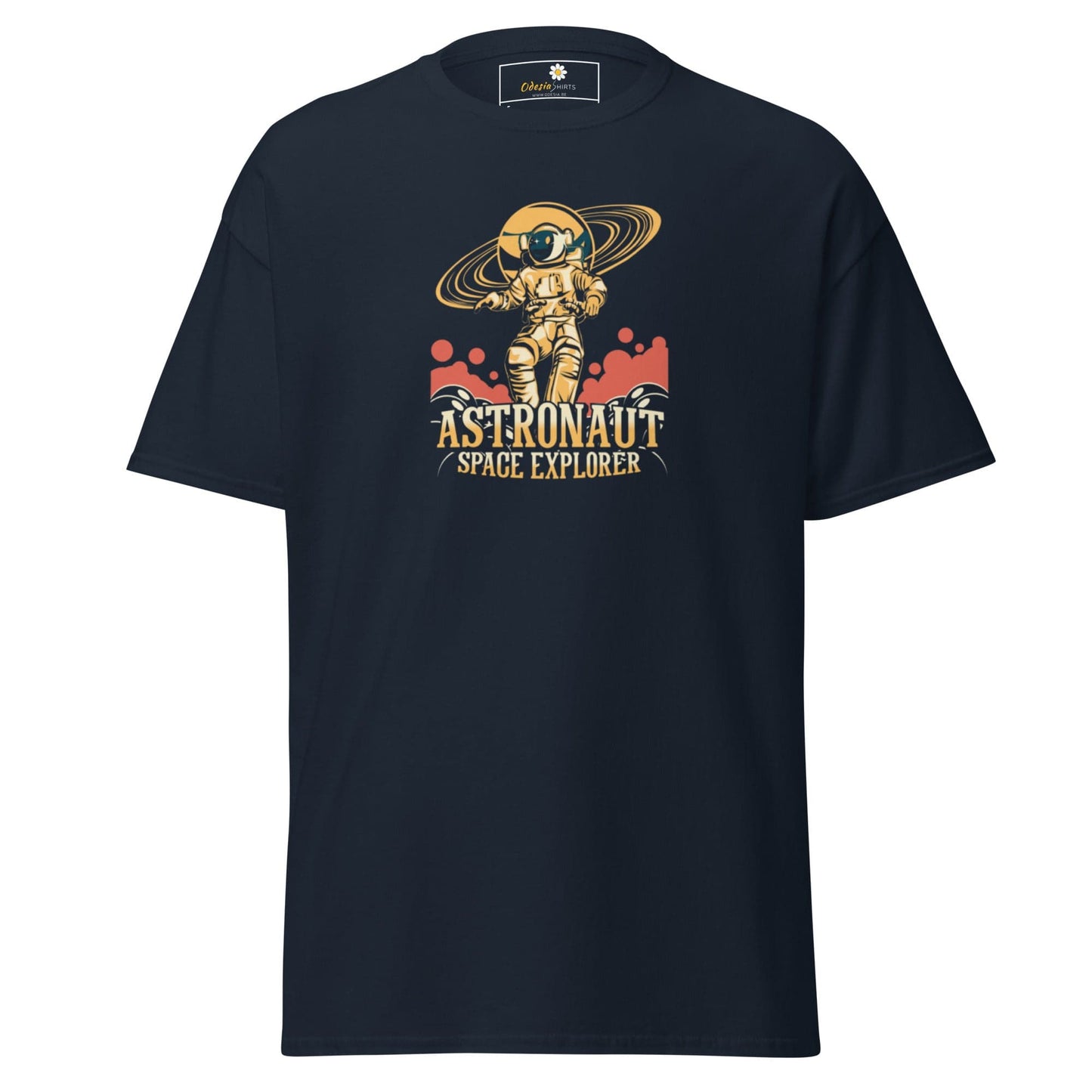 Unisex classic t-shirt - ASTRONAUT SPACE EXPLORER - REGULAR - Navy / S