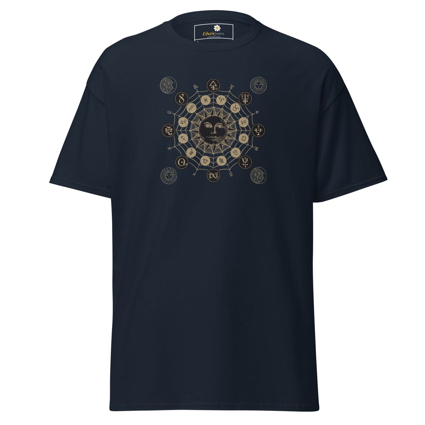 Unisex classic t-shirt - MYSTIC SUN MAGIC - REGULAR - Navy / S