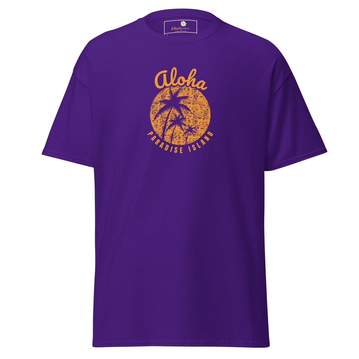 Unisex classic t-shirt - SUMMER COUNTRY PARADISE ISLAND - REGULAR - Purple / S