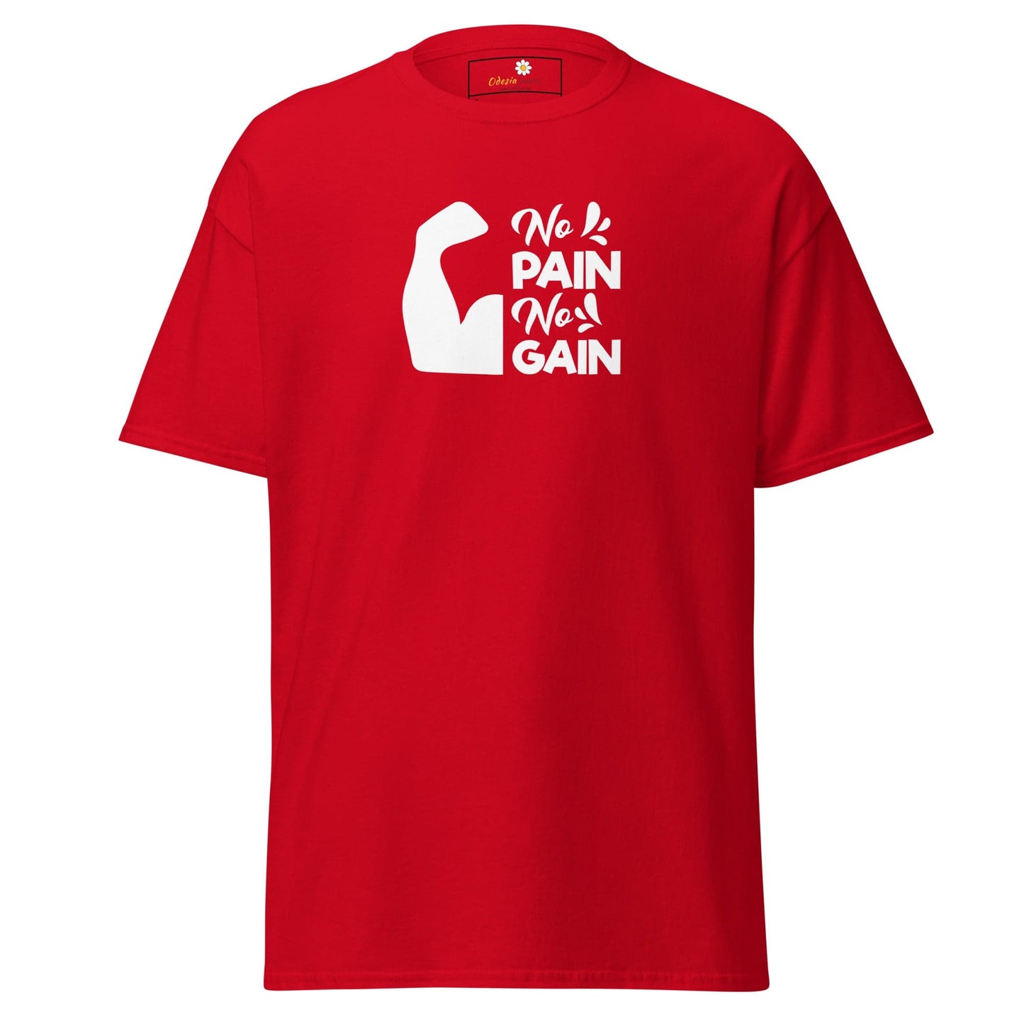 Unisex classic t-shirt - SPORT BIG MUSCLES - REGULAR - Red / S
