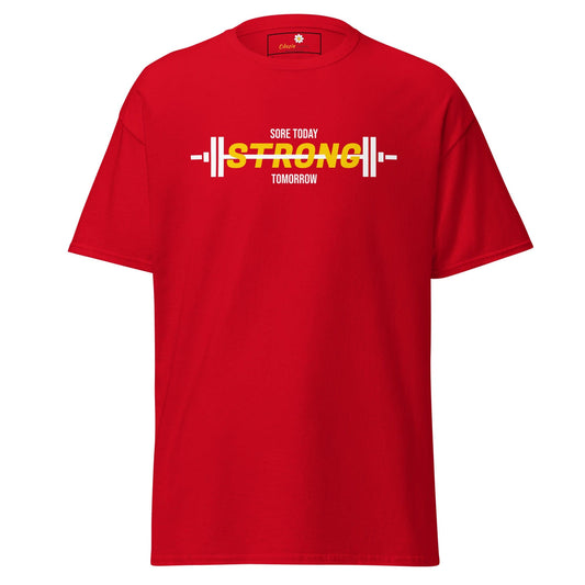 Unisex classic t-shirt - SPORT SORE TODAY - REGULAR - Red / S