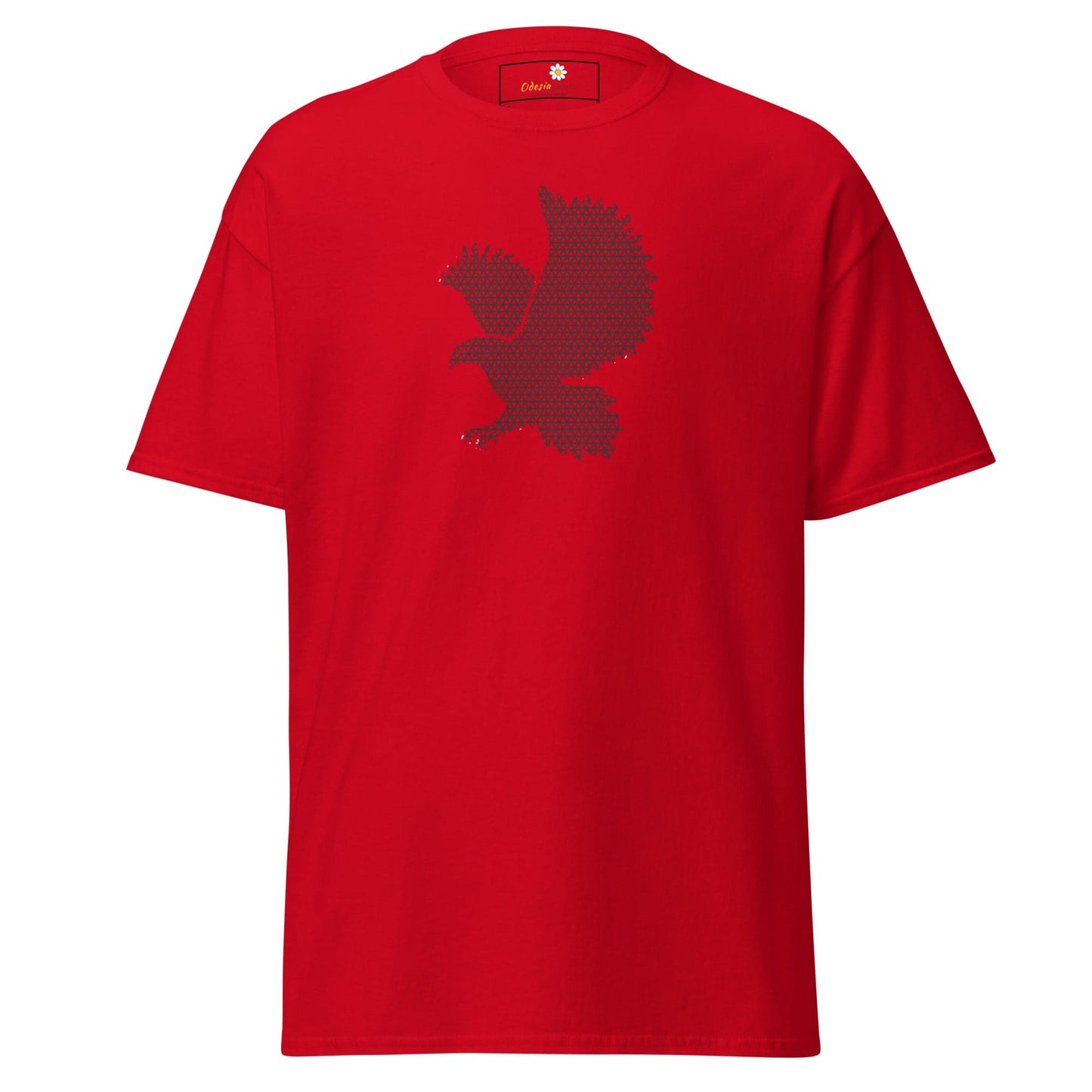 Unisex classic t-shirt - ABSTRACT BIRD - REGULAR - Red / S