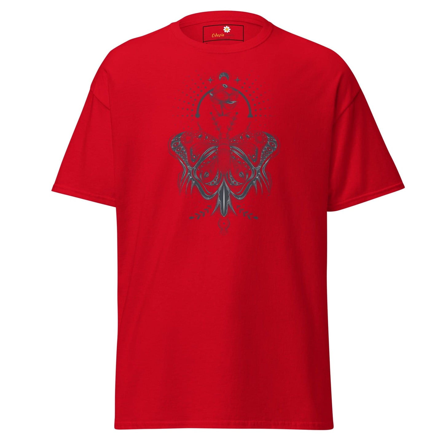 Unisex classic t-shirt - MYSTIC BUTTERFLY - REGULAR - Red / S