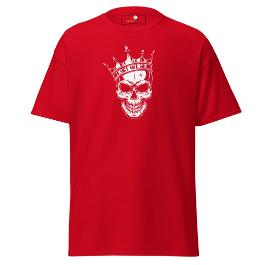 Unisex classic t-shirt - SKULL KING - REGULAR - Red / S