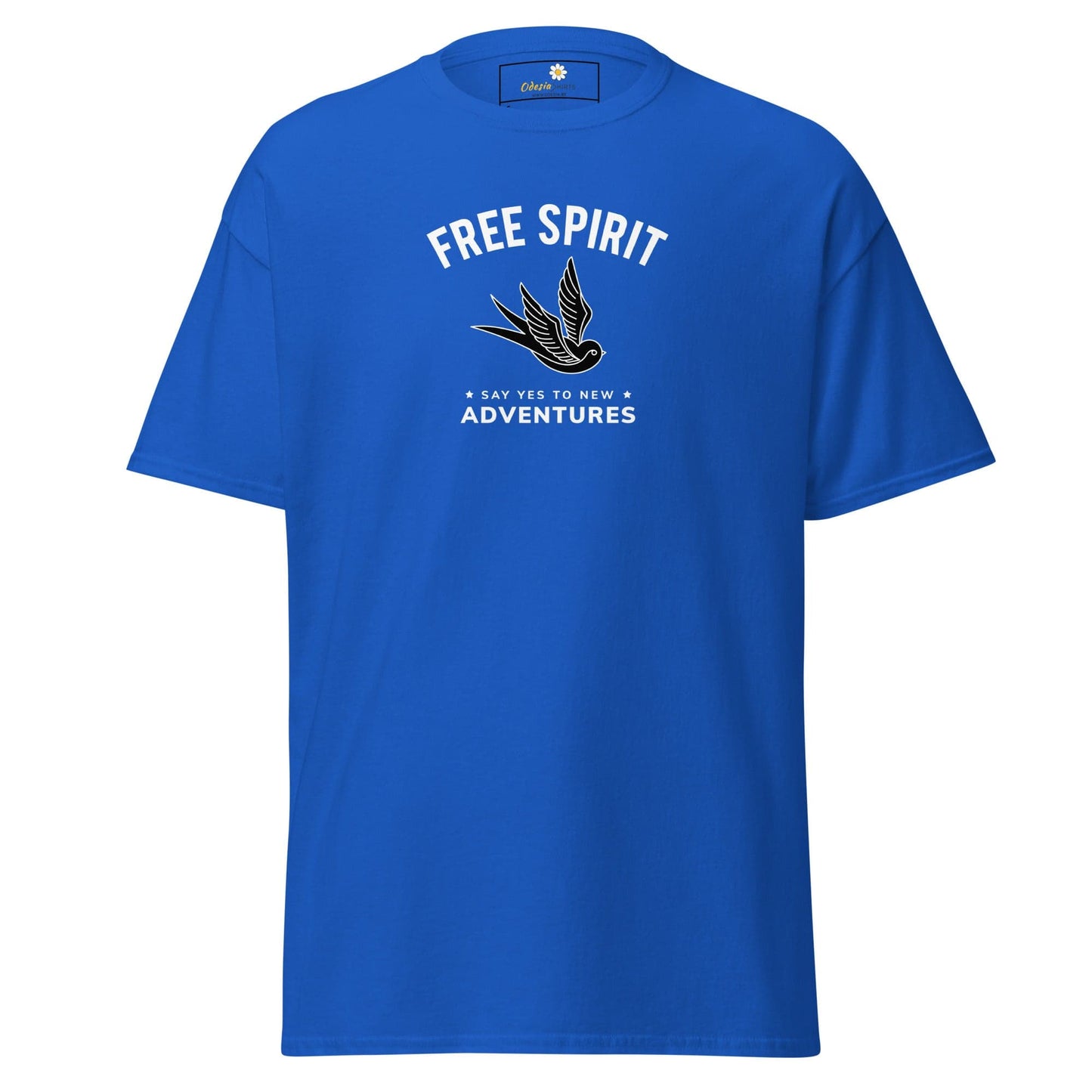 Unisex classic t-shirt - SPIRITUAL FREE SPIRIT SAY YES - REGULAR - Royal / S