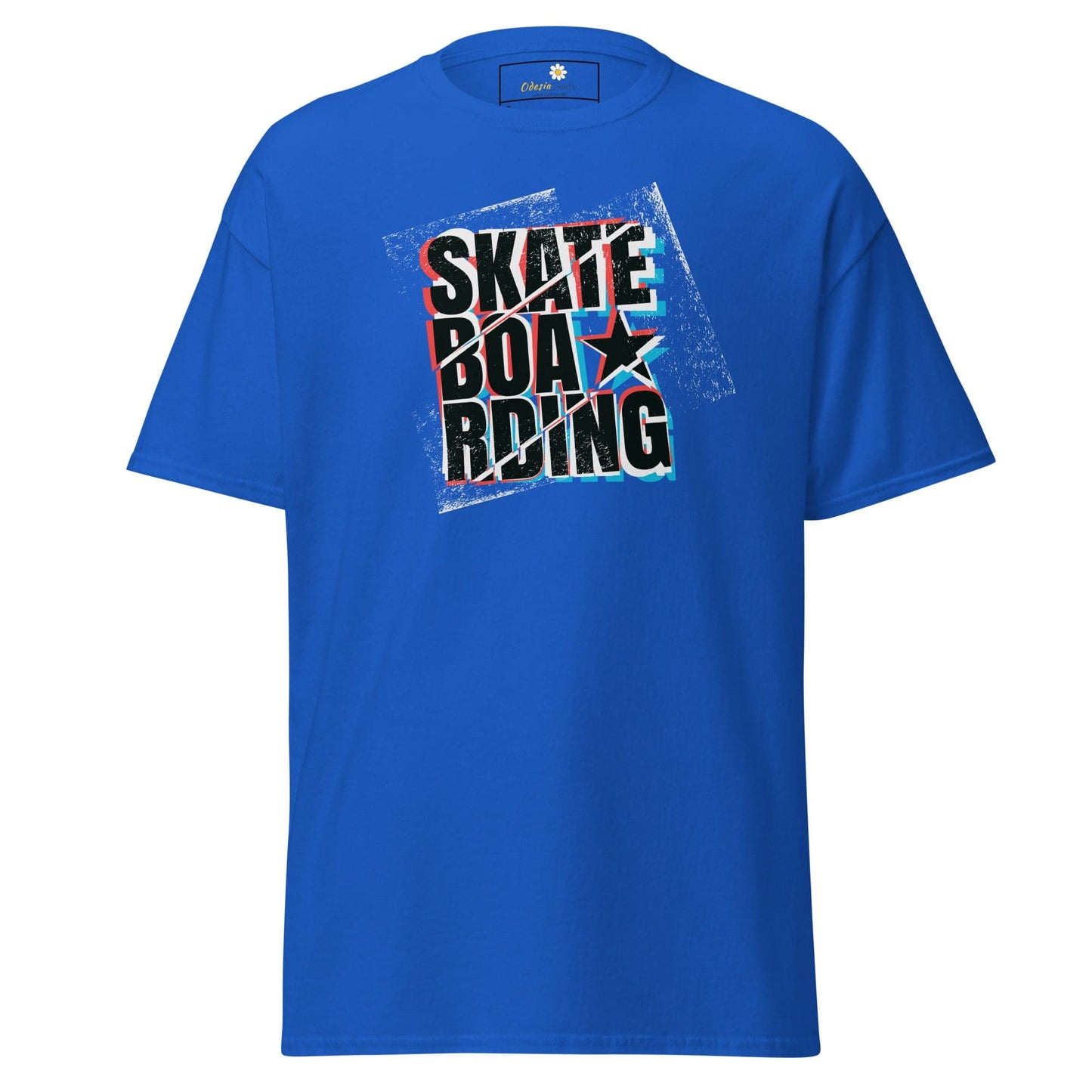 Unisex classic t-shirt - URBAN SPORT SKATEBOARDING - REGULAR - Royal / S
