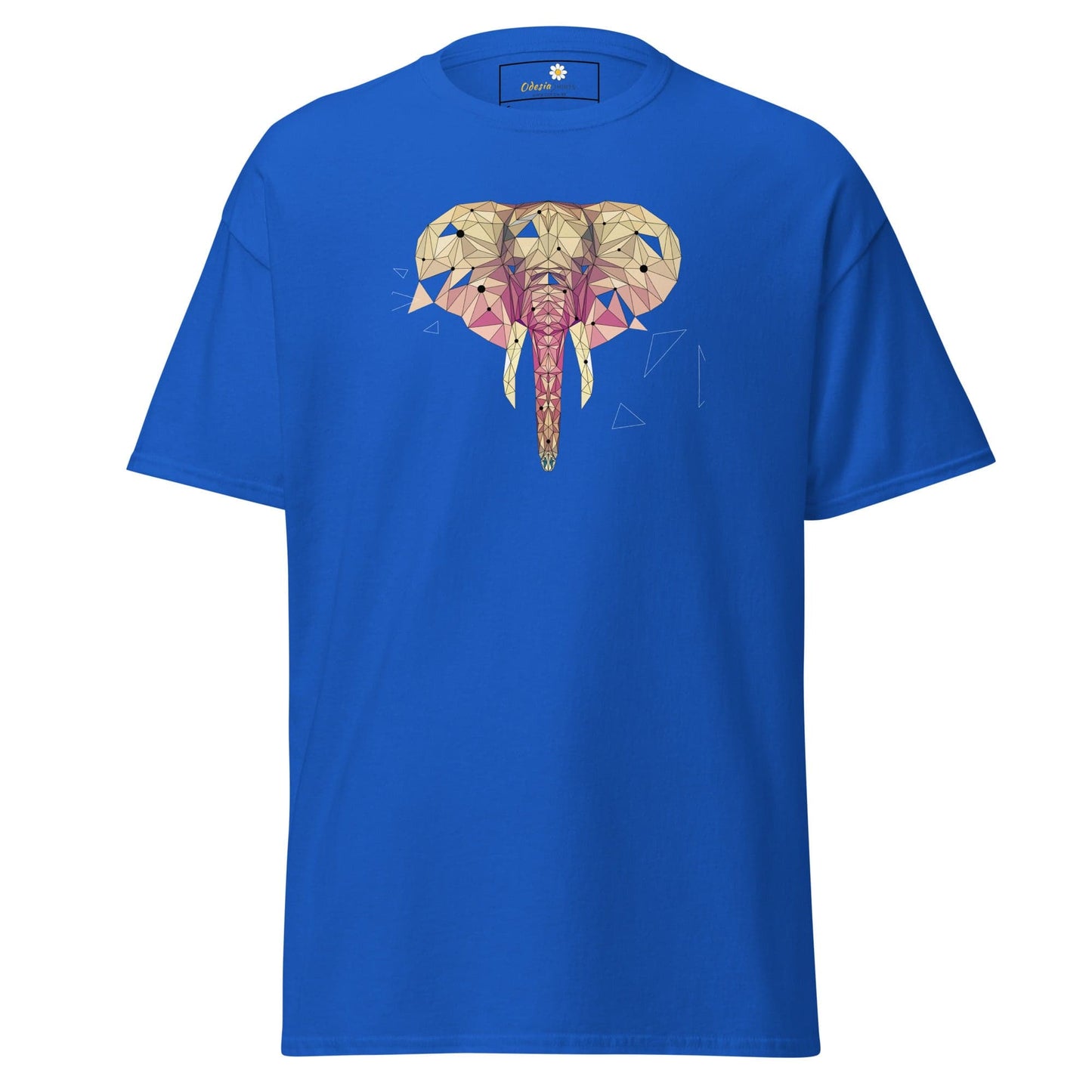 Unisex classic t-shirt - ABSTRACT WILD LIFE ELEPHANT - REGULAR - Royal / S