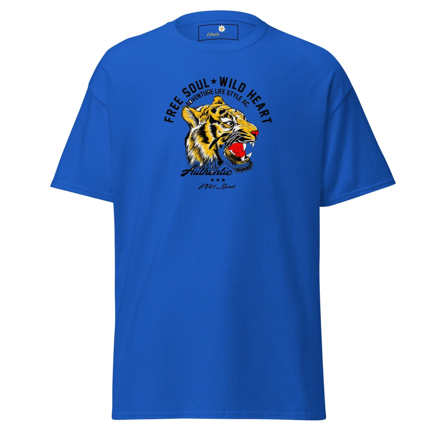 Blue graphic T-shirt for Men and Women available in sizes S to XL
