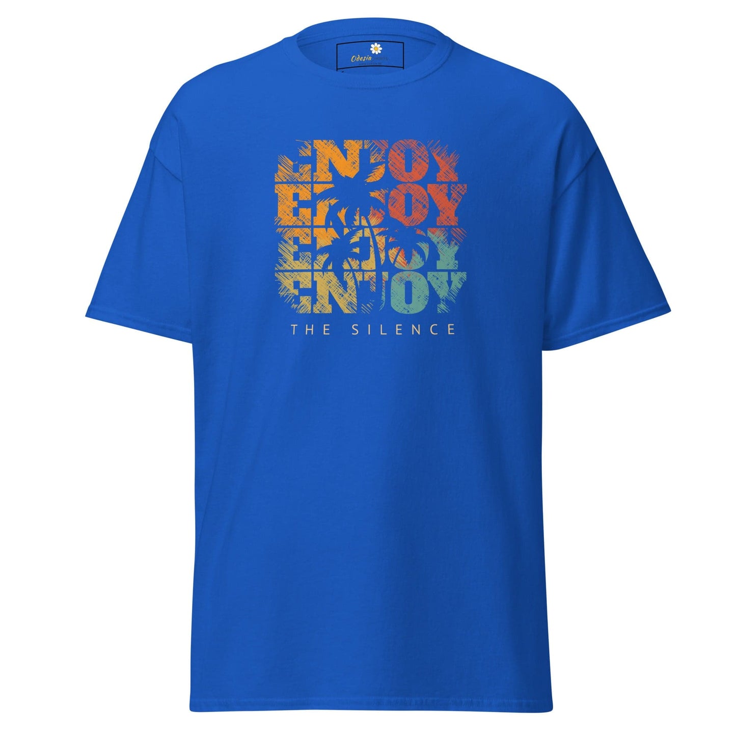 Unisex classic t-shirt - SUMMER ENJOY ENJOY - REGULAR - Royal / S