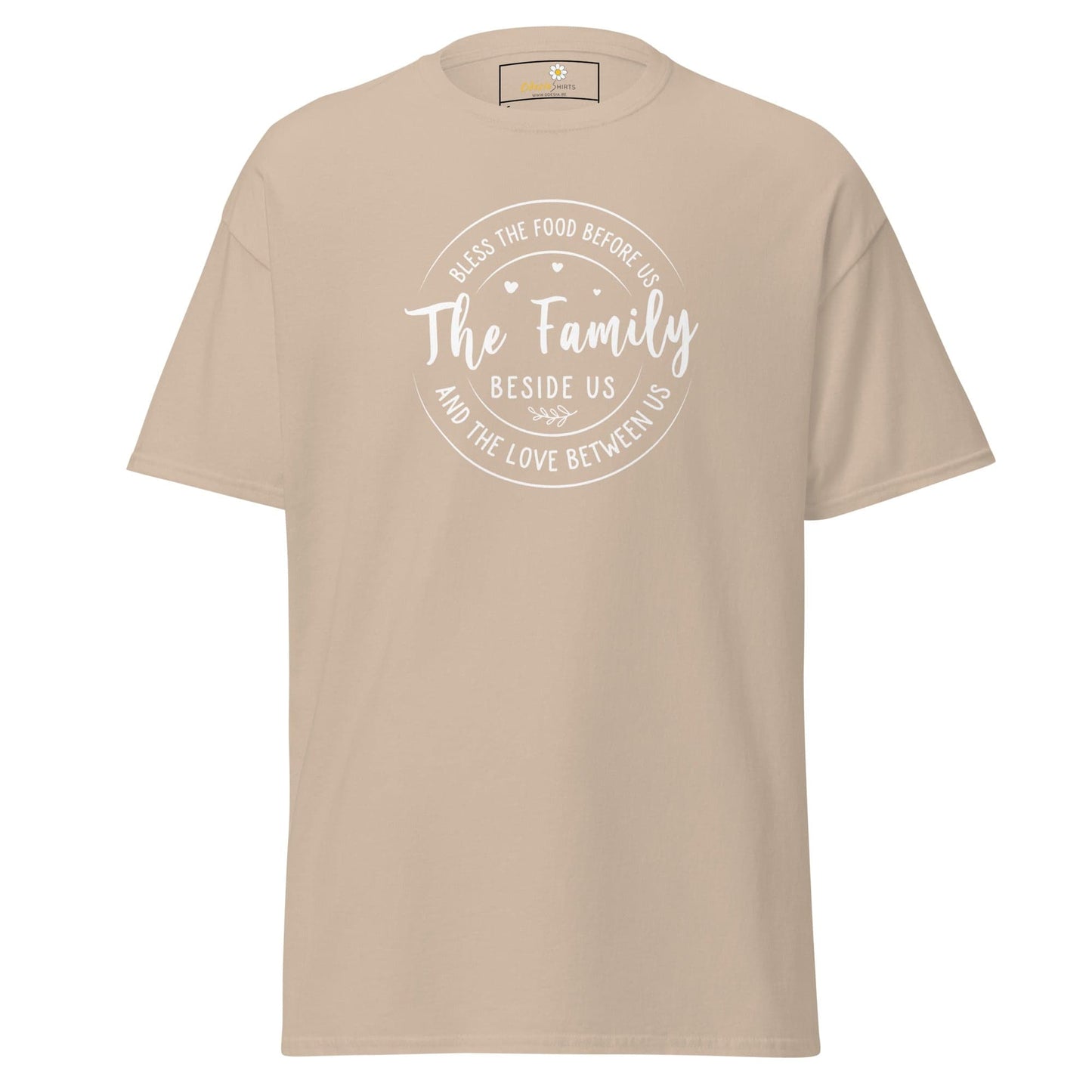 Unisex classic t-shirt - SPIRITUAL BLESS THE FAMILY - REGULAR - Sand / S