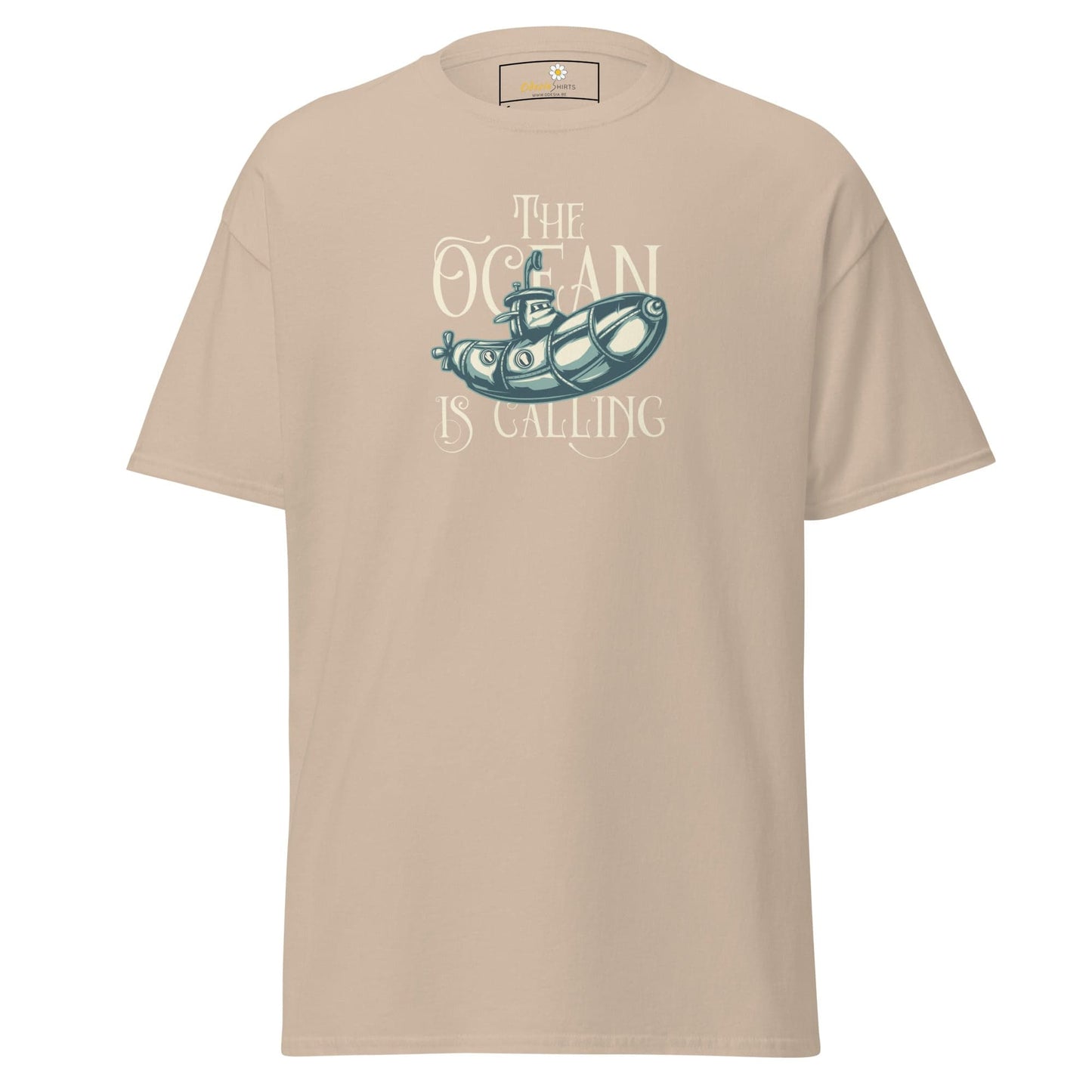 Unisex classic t-shirt - SEALIFE THE OCEAN IS CALLING - REGULAR - Sand / S
